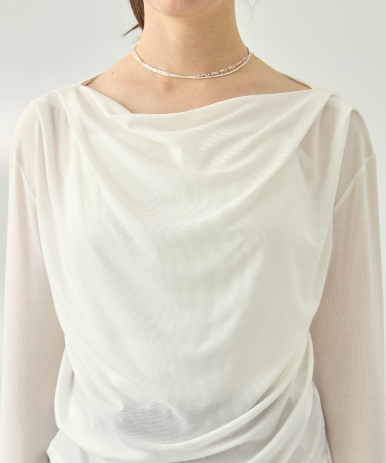 ドレープカットソー KEY TIMEZ