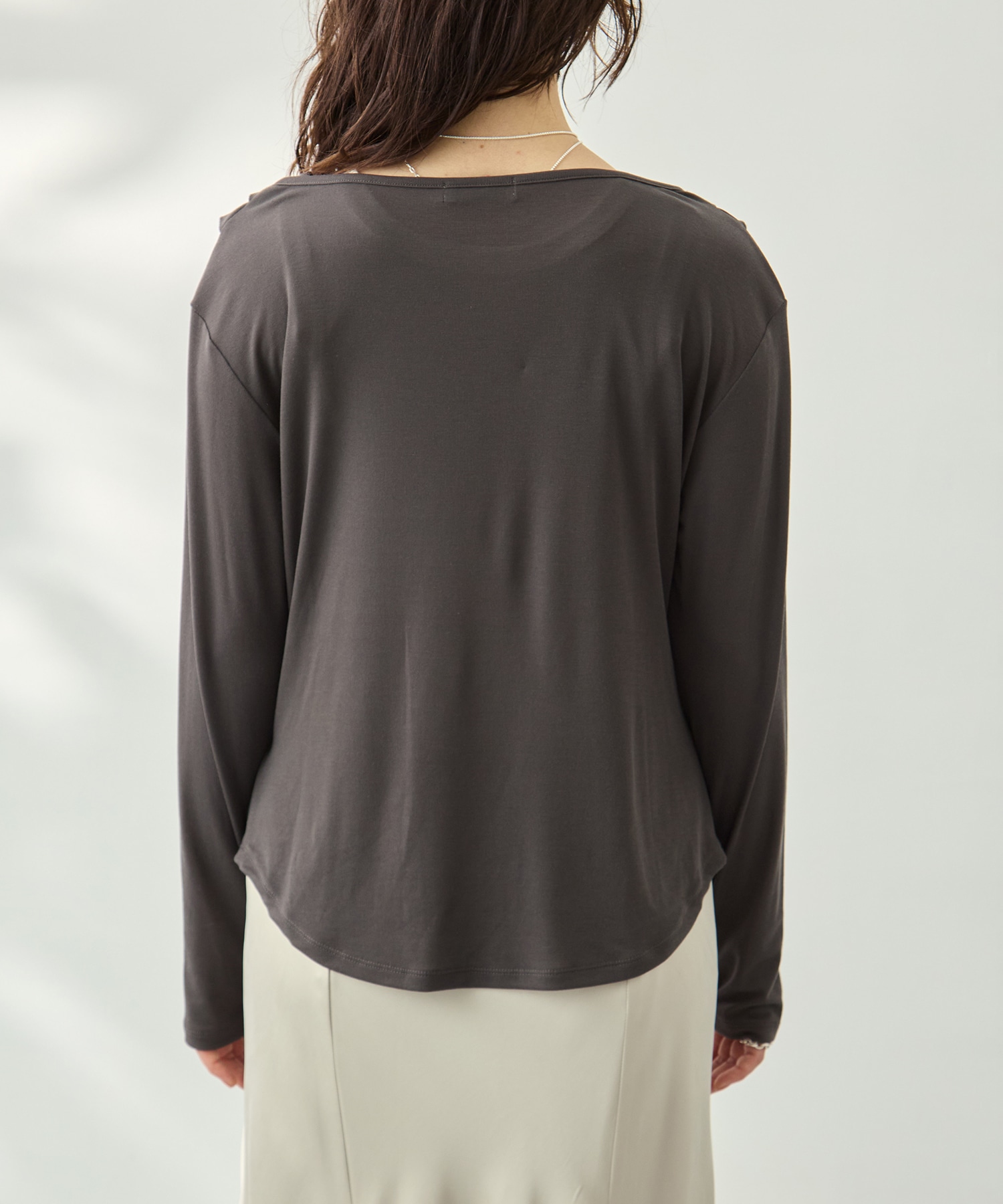 ドレープカットソー KEY TIMEZ