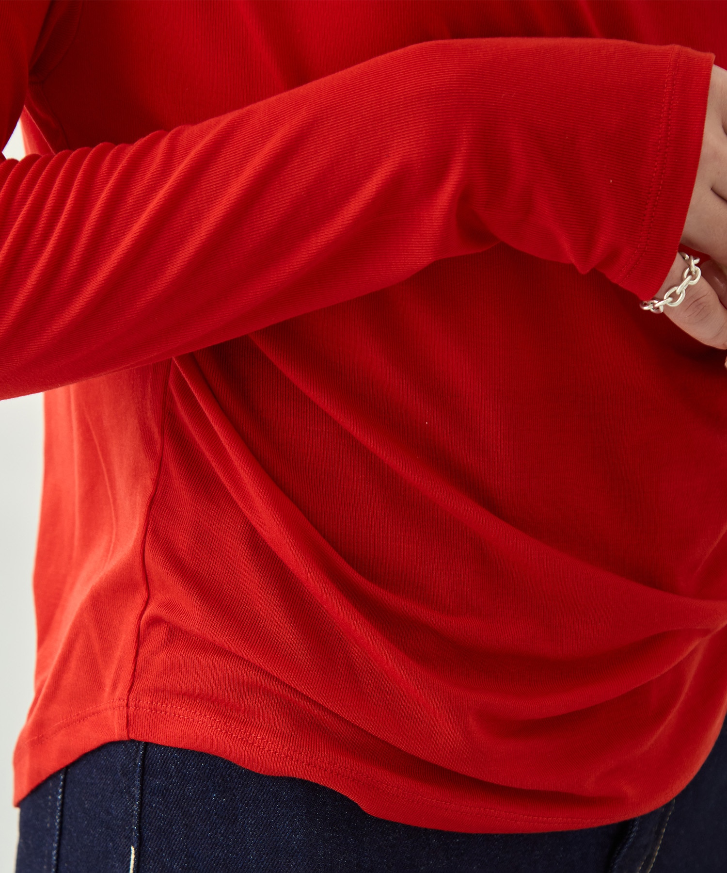 ドレープカットソー KEY TIMEZ