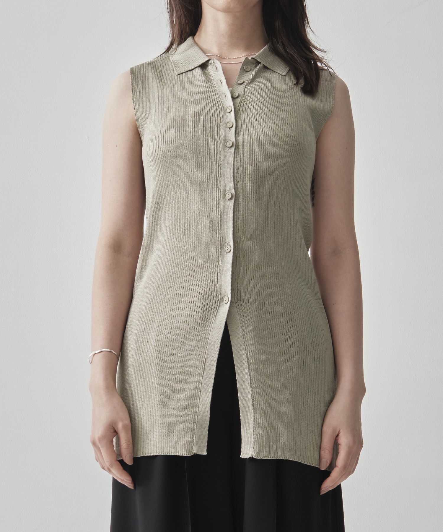 2-PIECE RIBBED CARDIGAN TAN