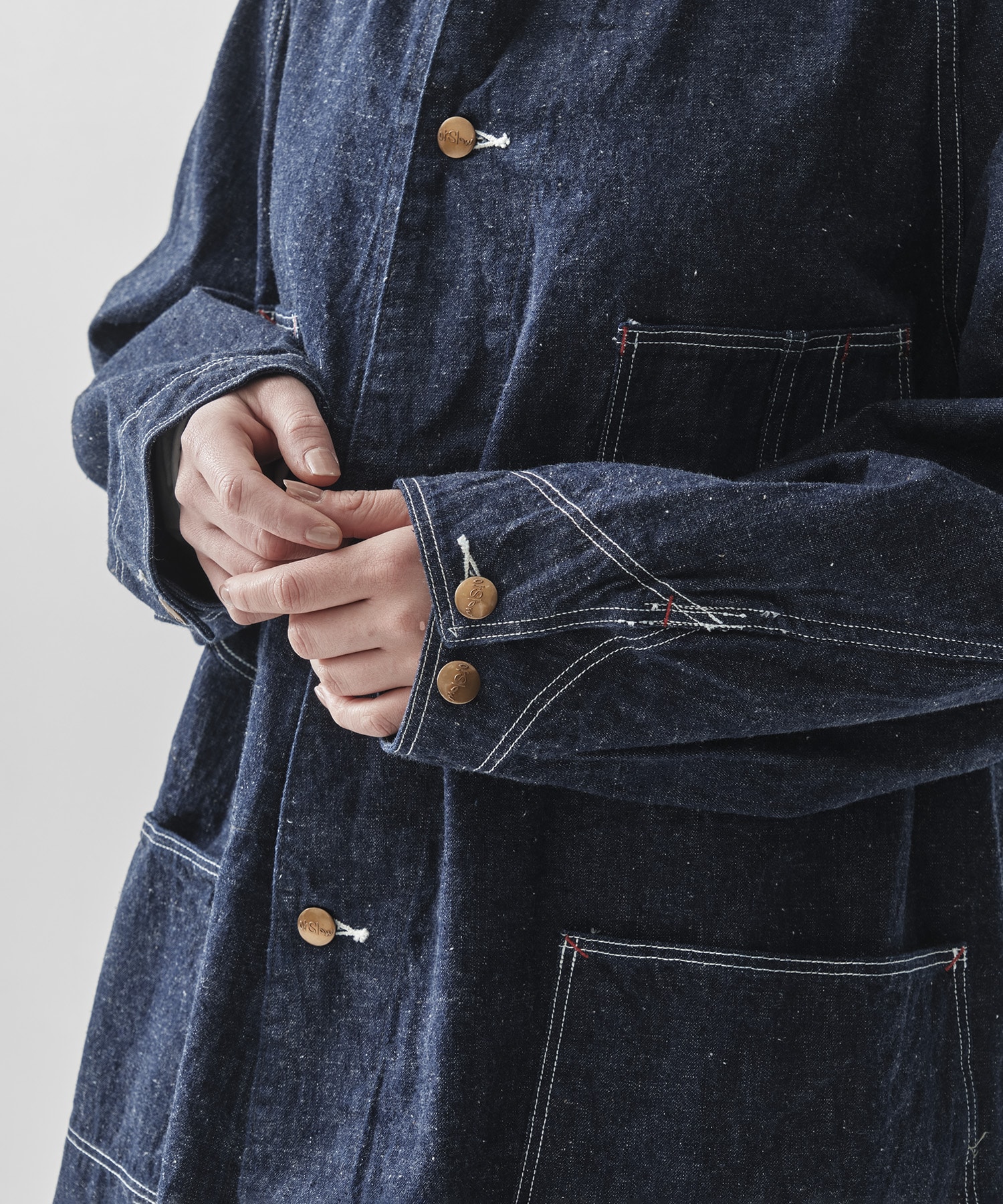 LOOSE FIT DENIM COVERALL orSlow
