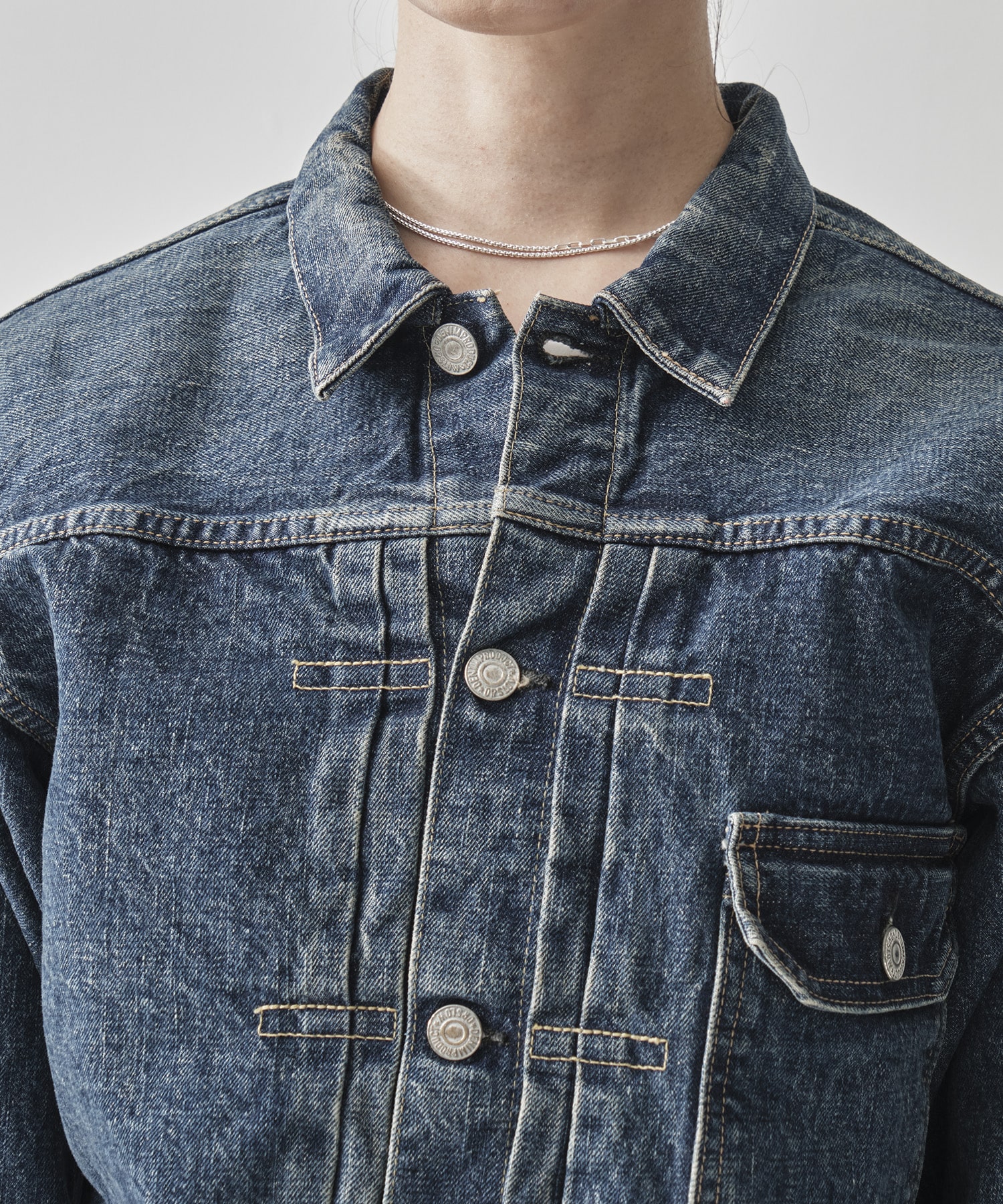 TYPE1 40s PLEATED FRONT BLOUSE USED WASH/UNISEX orslow