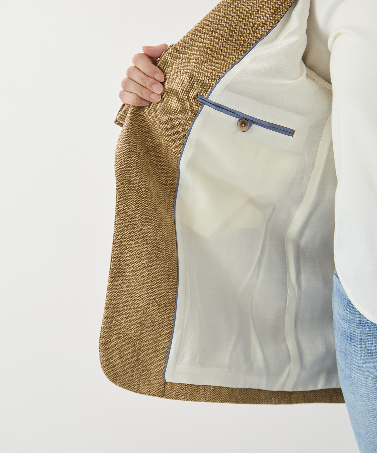 Boyfriend Linen Jacket TODAYFUL