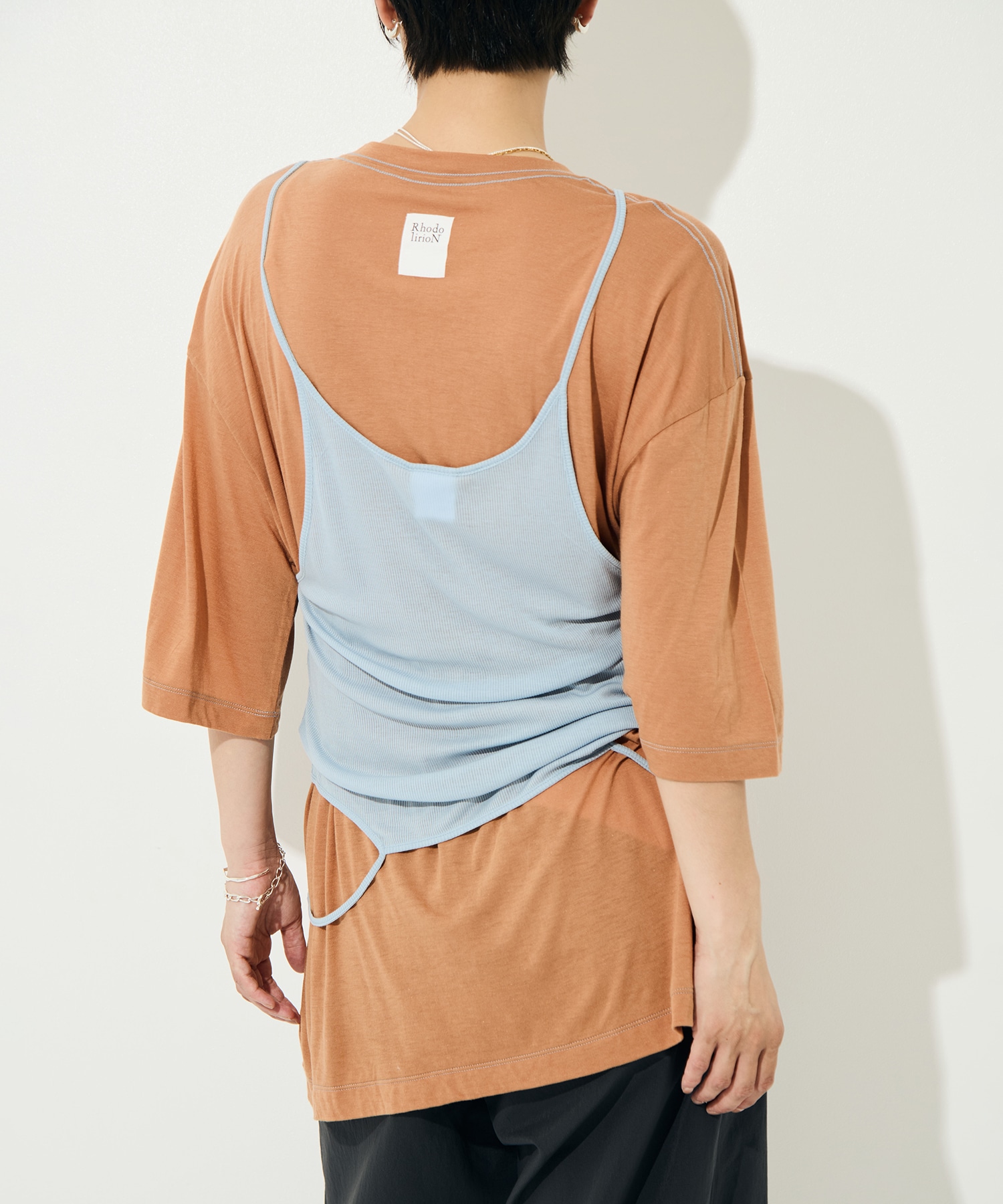 Camisole Top & Loose-fitting Tee - Unit Tops RhodolirioN