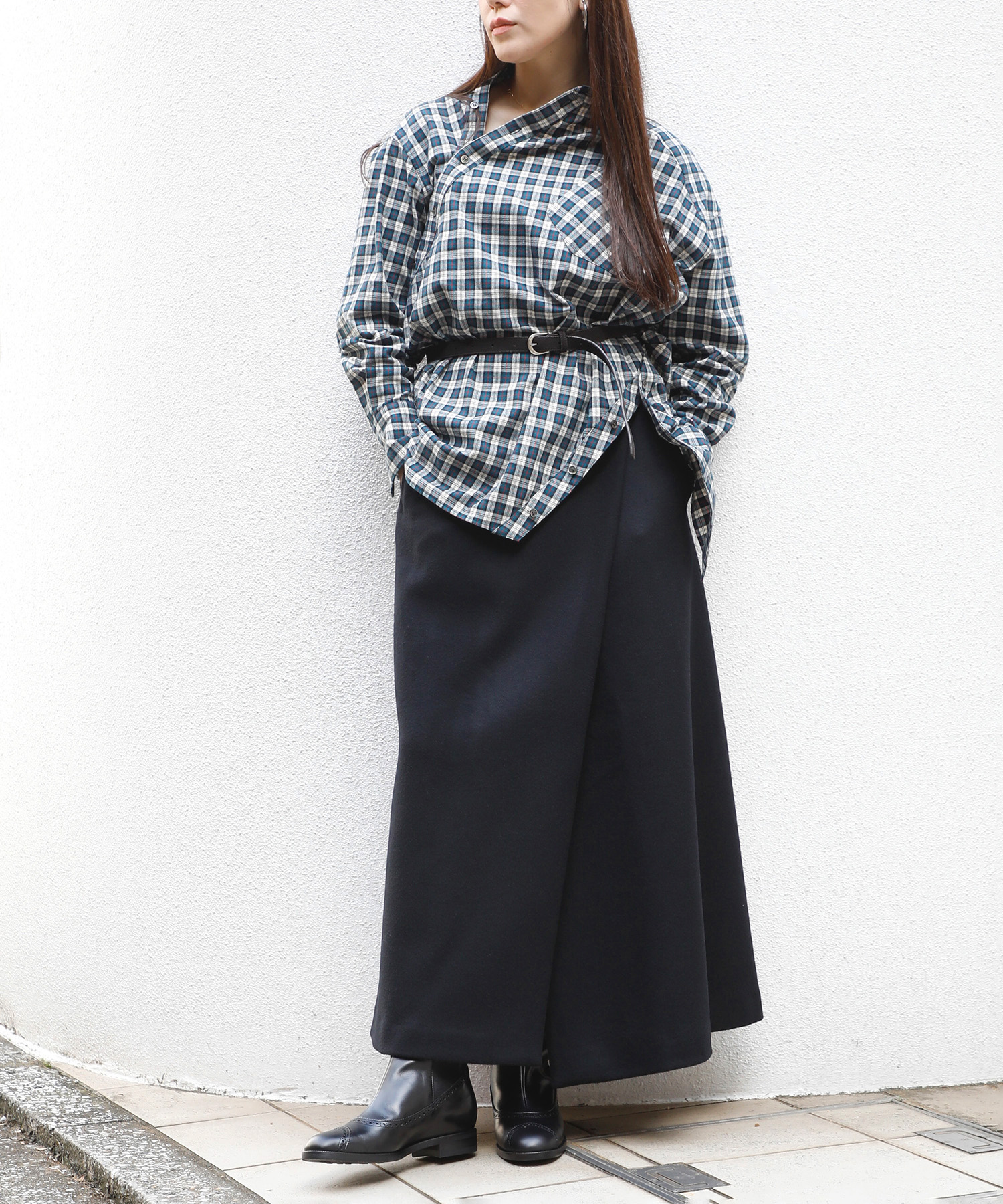 Check Diagonal Shirt INSCRIRE