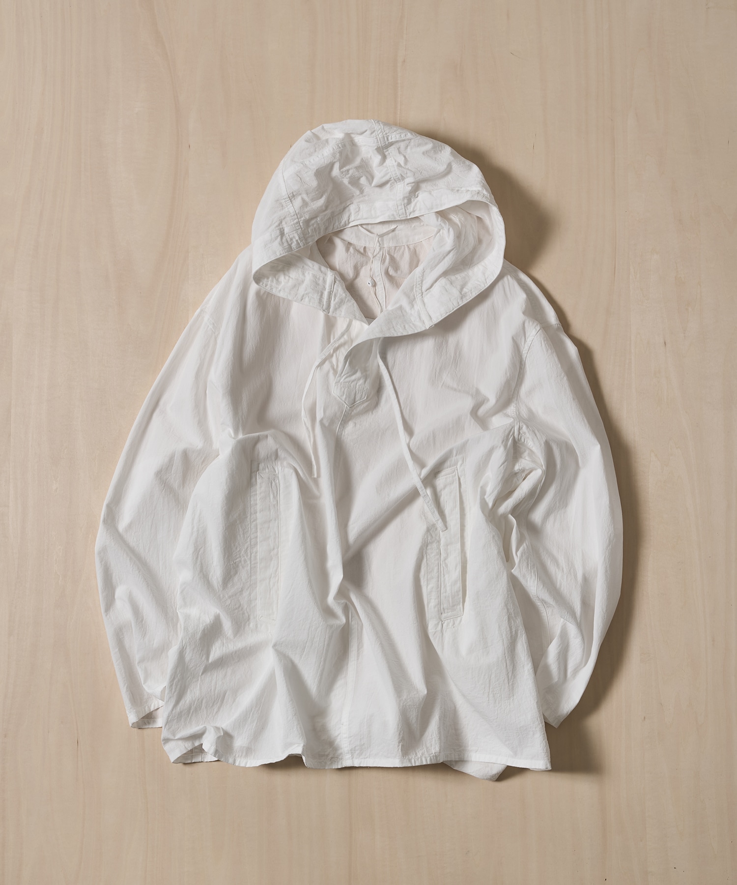 Hard Twist Cotton Linen Snow Parka
