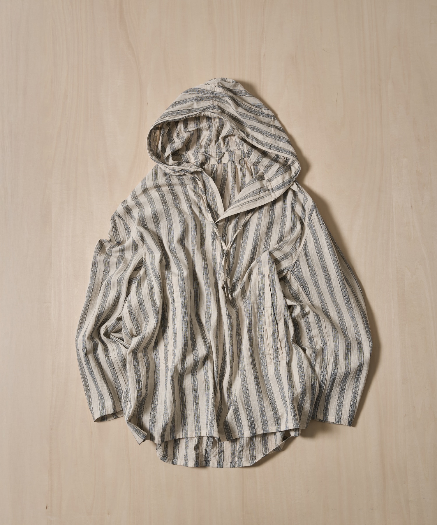 Hard Twist Cotton Linen Snow Parka