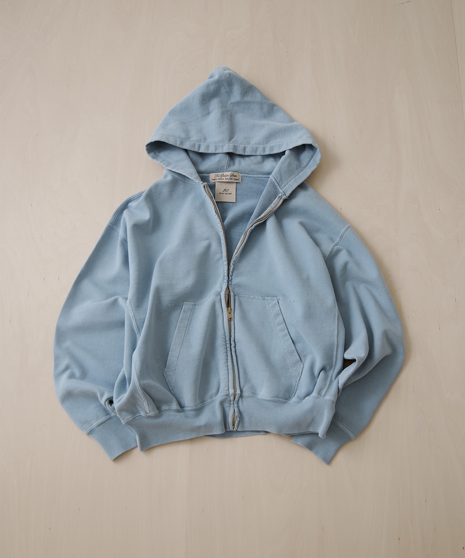 SP加工裏毛ZIPパーカー New Fit