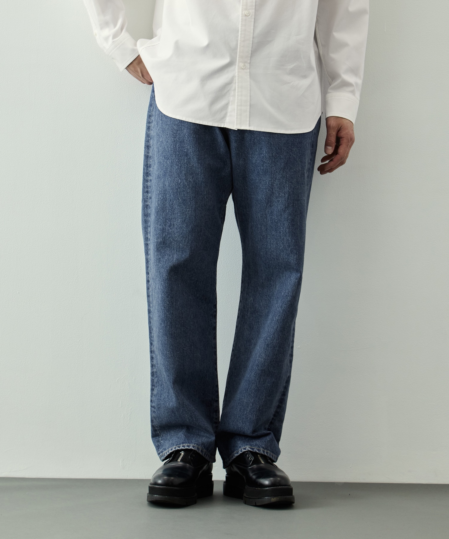 ヴィンテージスラブストレートデニム