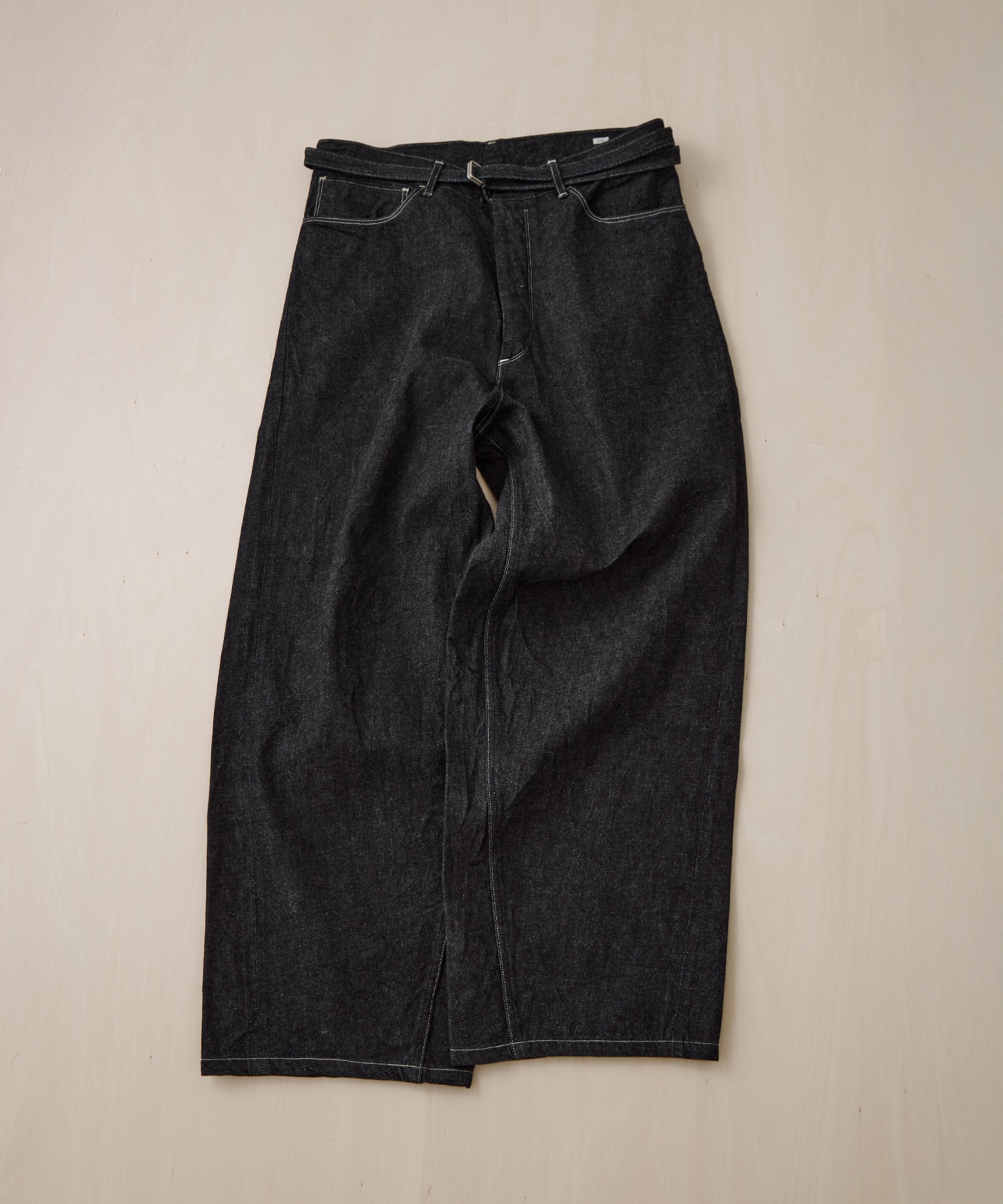 12.9oz Denim Bias Belted Pants