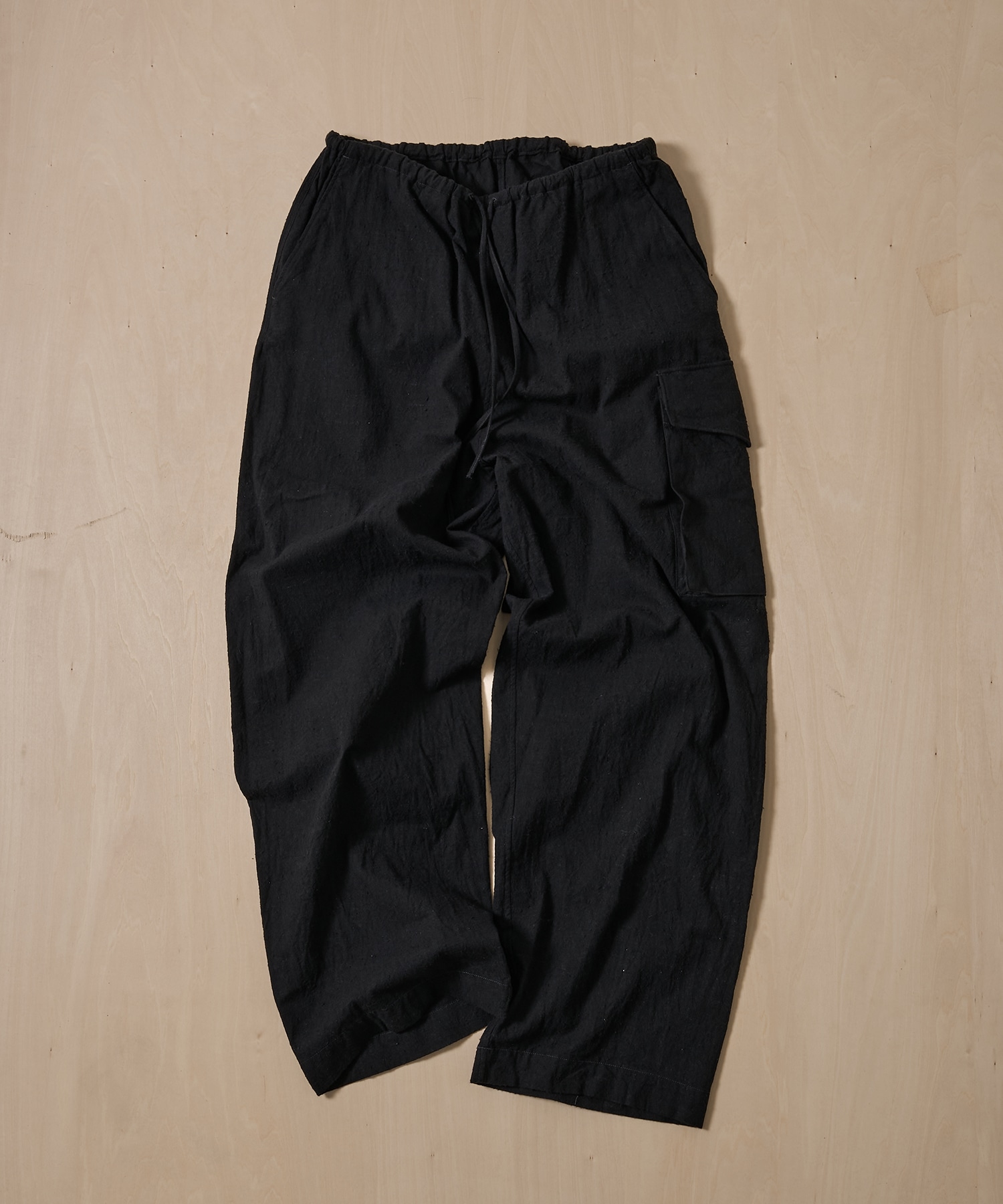 Silk/Cotton Nep Side Seamless 4P Pants