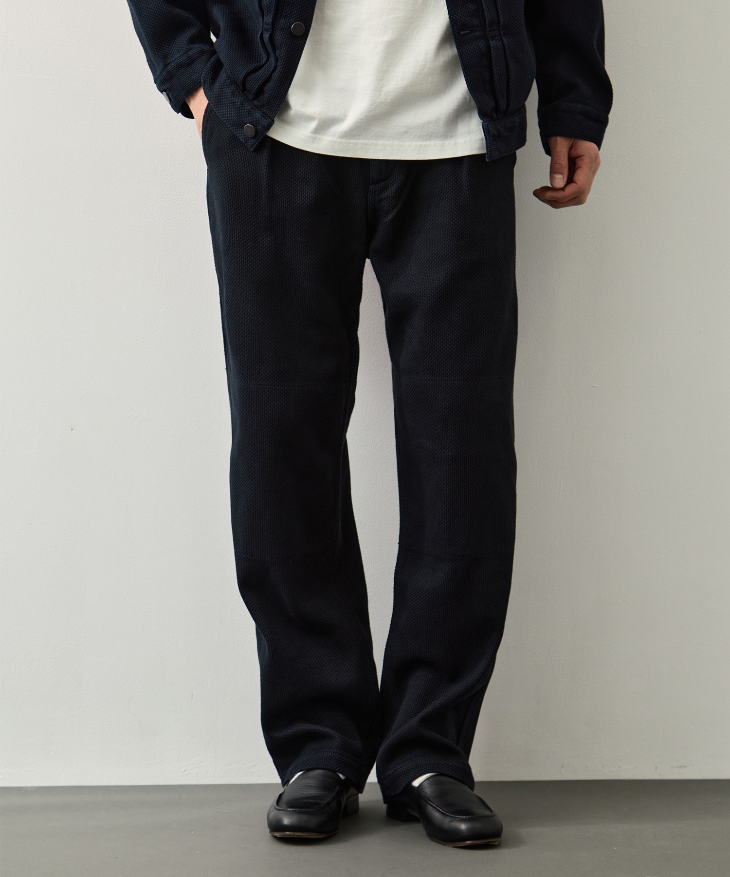 SASHIKO PANTS-OVERDYE