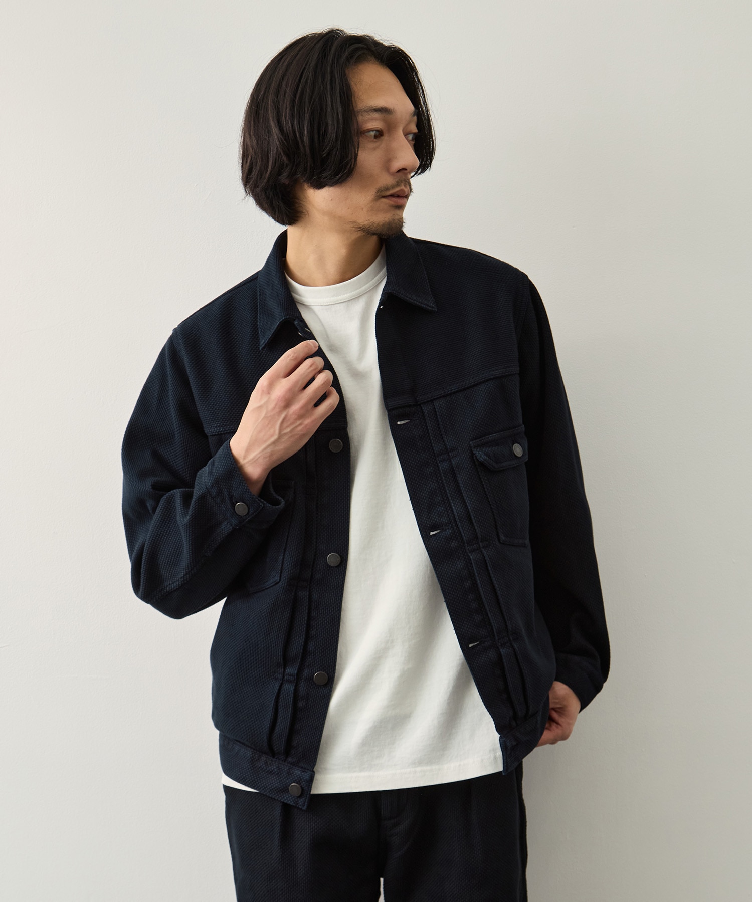 SASHIKO JACKET#002 OVERDYE