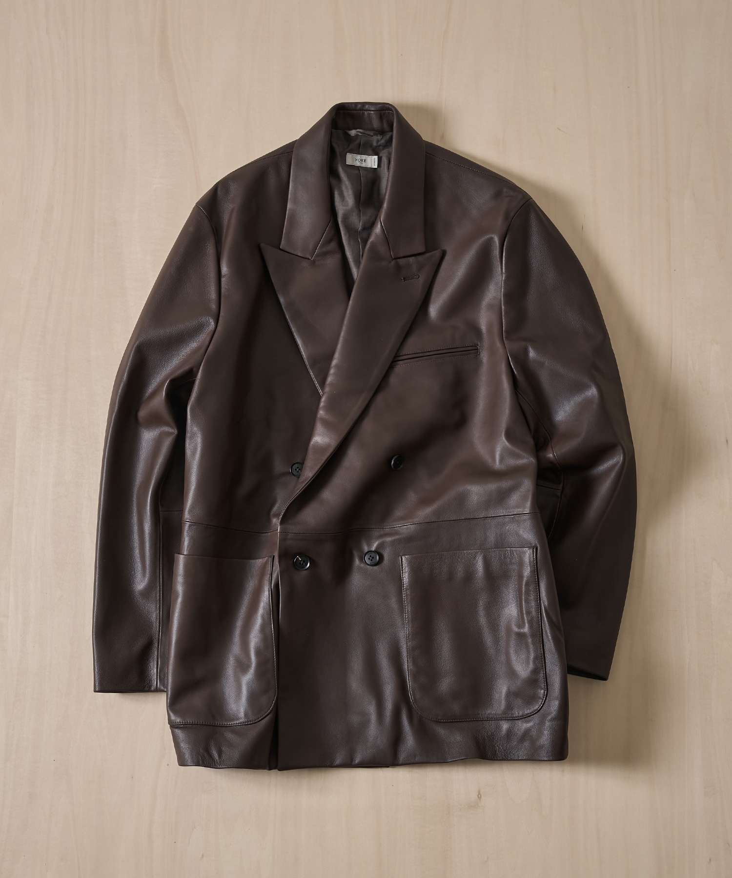 Sheep Leather Double Brested Bleazer