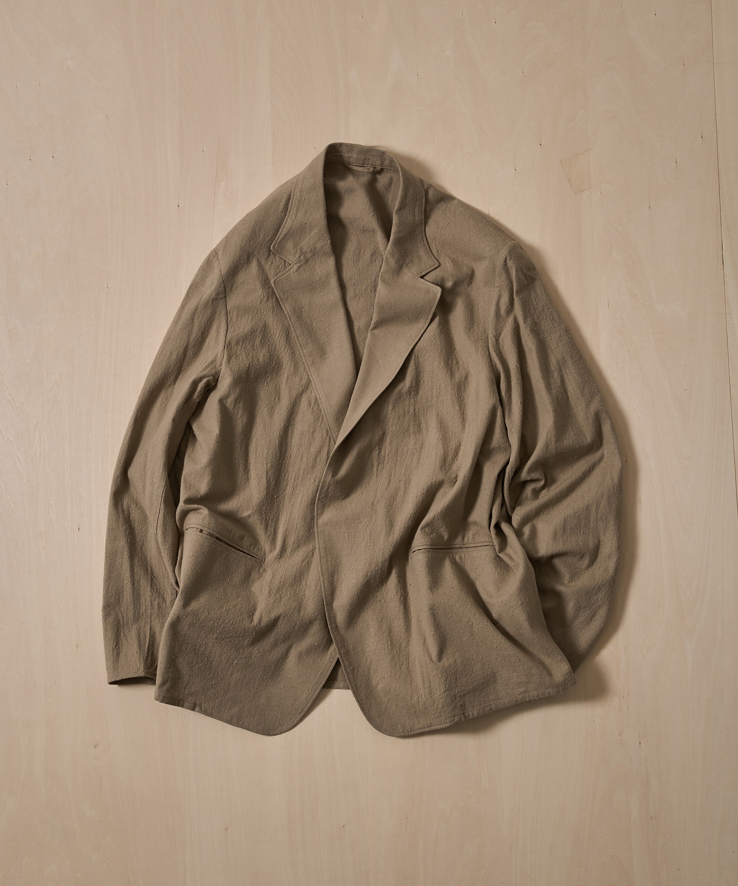 Silk/Cotton Nep Cardigan Jacket