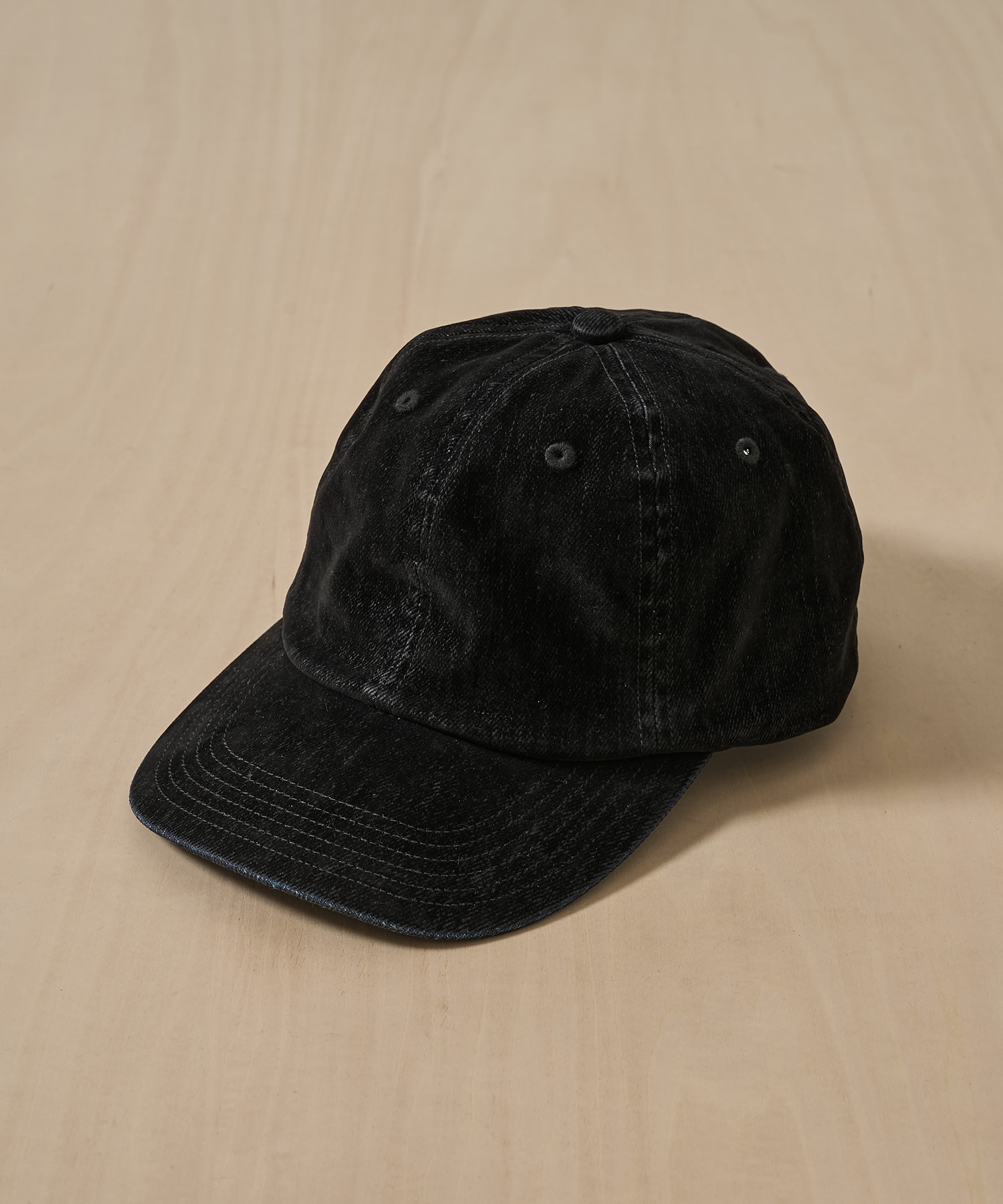 FLOCKY PRINTED DENIM 6PANEL CAP
