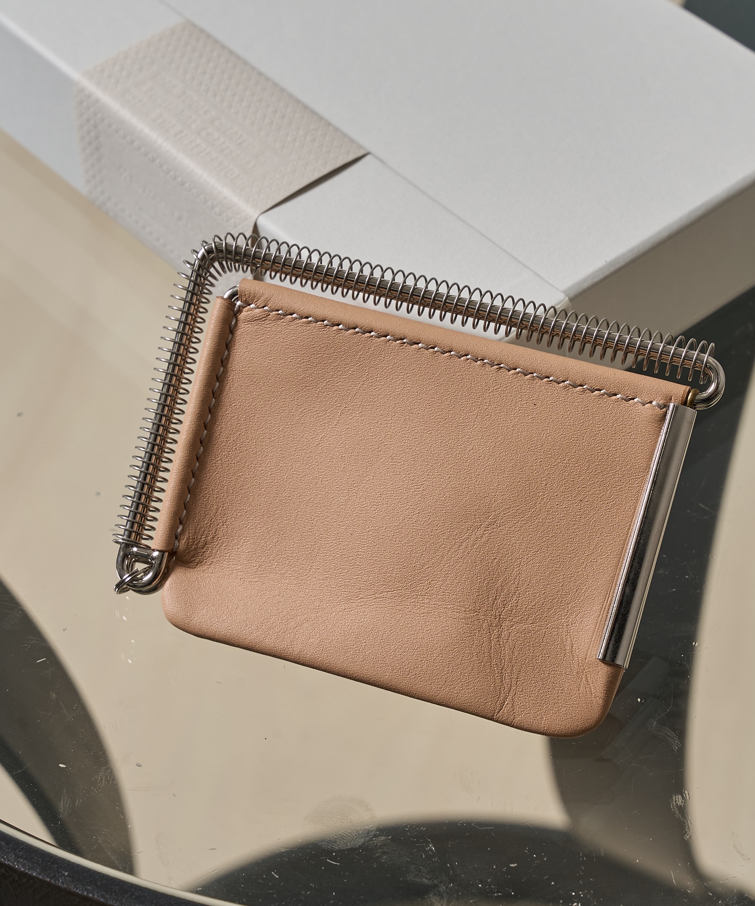 coil spring coin case