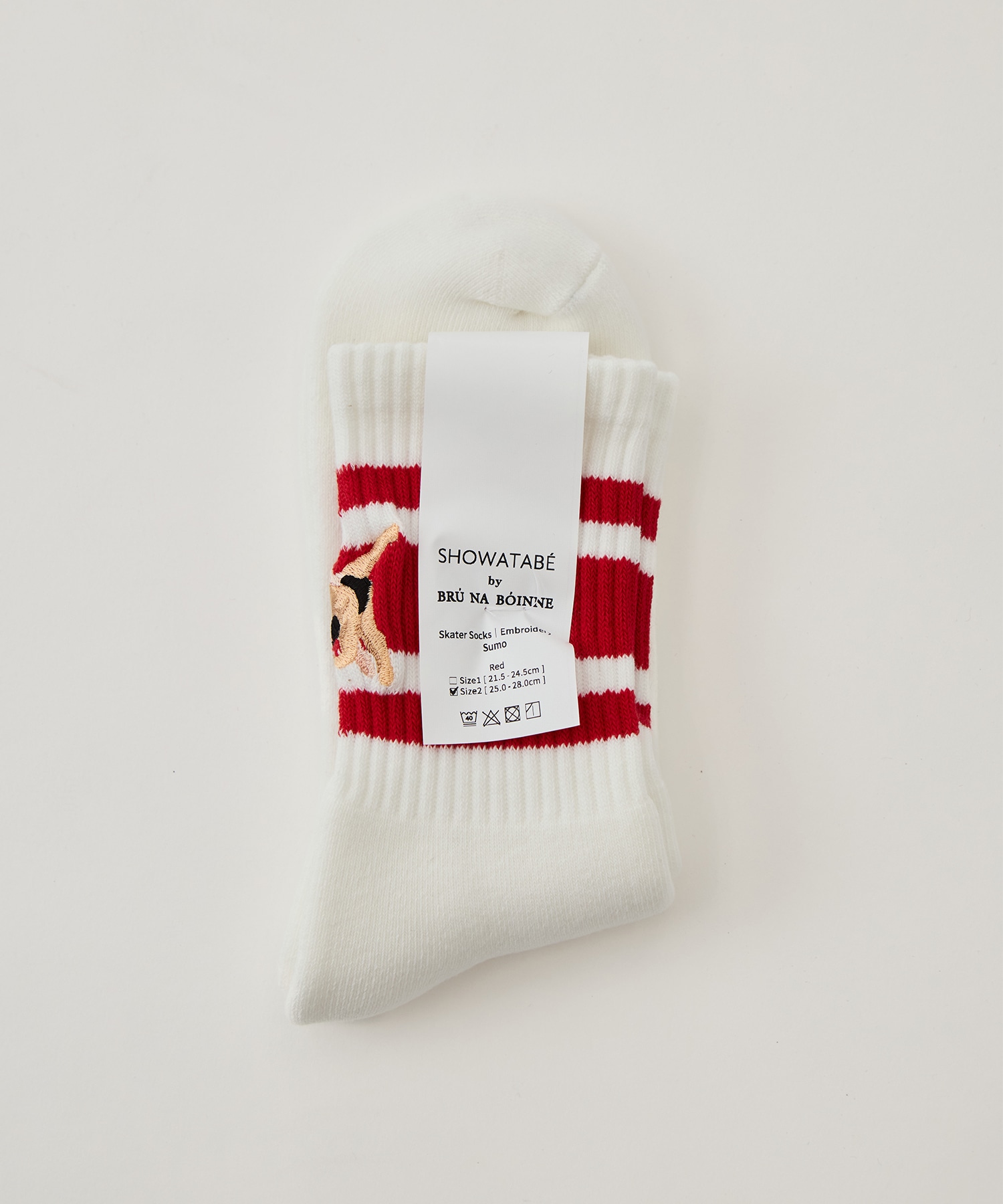 Embroidery Skater Socks Sumo