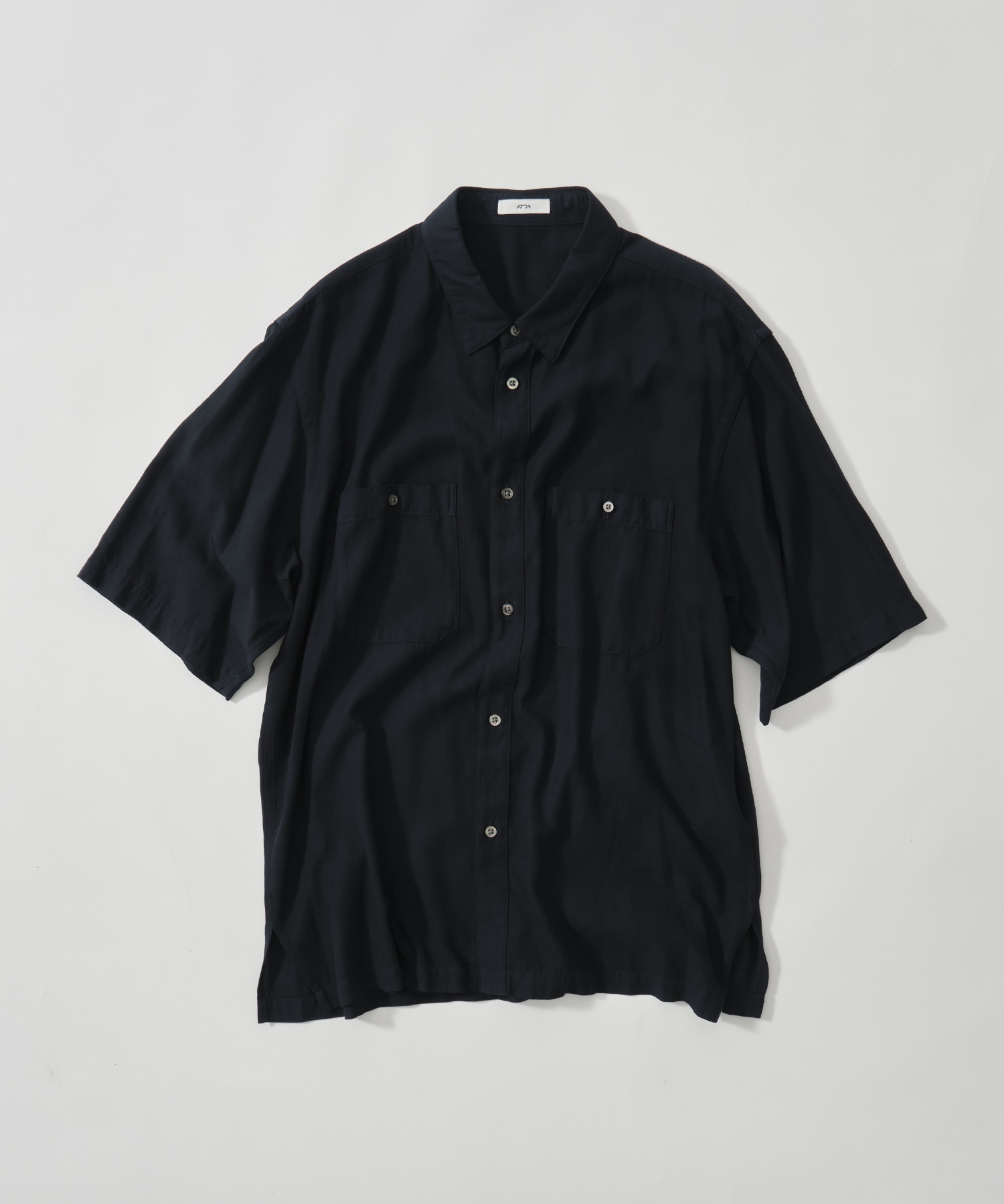 COTTON SILK VIERA LOOSE FIT HALF SLEEVE SHIRT