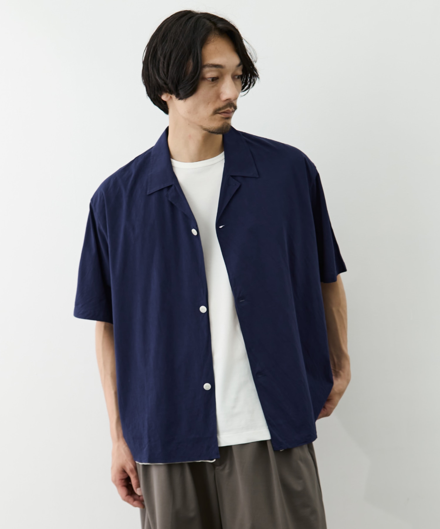 Double Front Half Sleeve Shirt