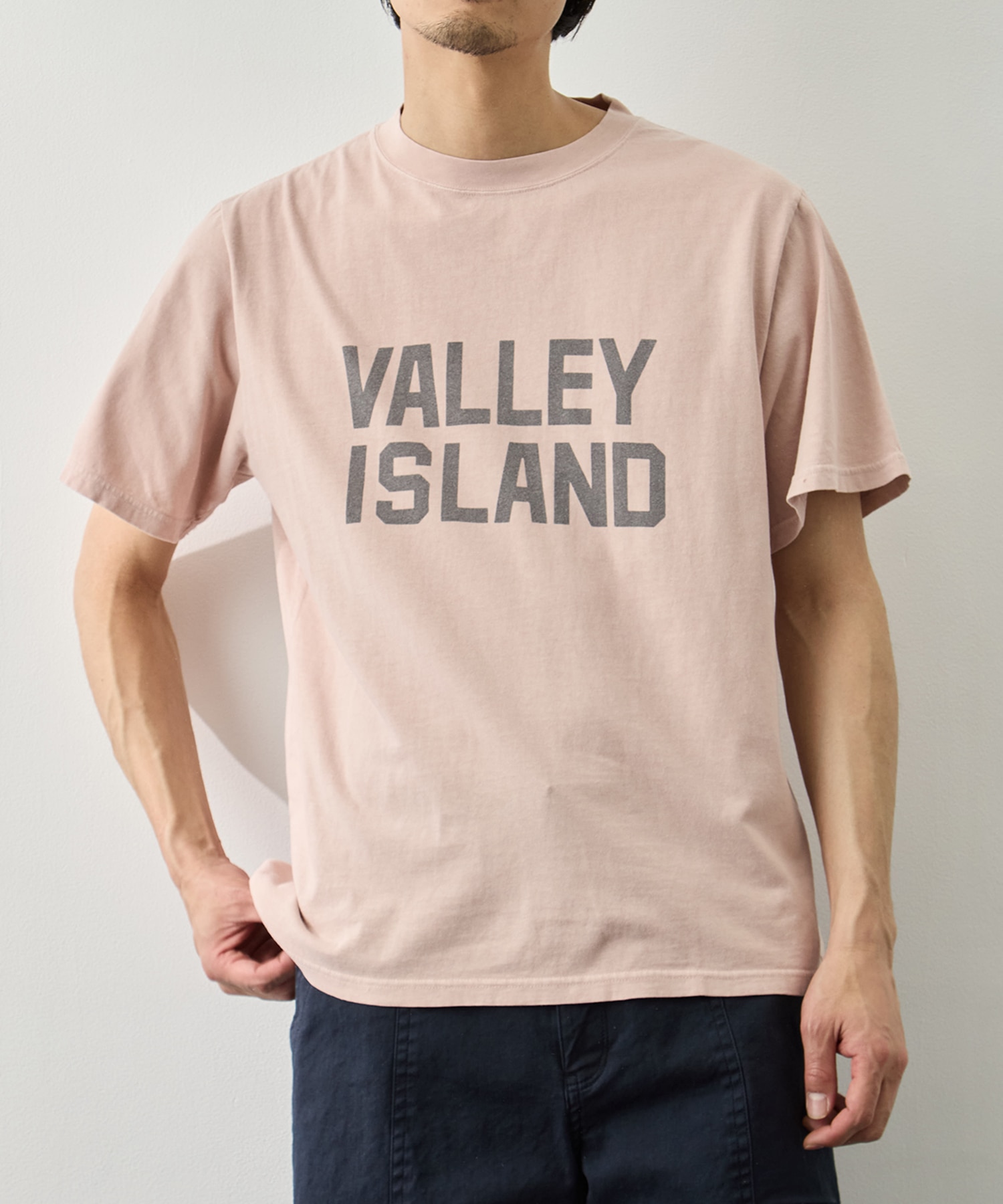 HARD SP加工20/-天竺レギュラーT(VALLEY ISLAND)