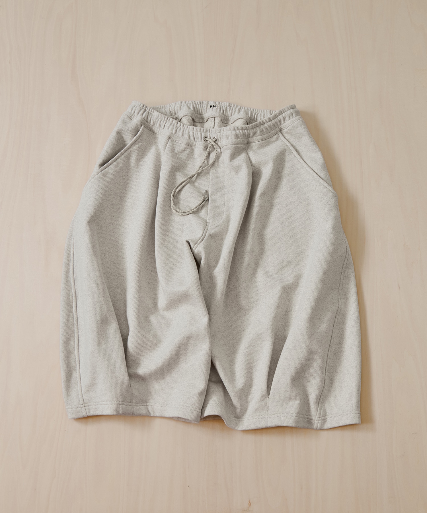 Pleated Balloon Sweat Shorts
