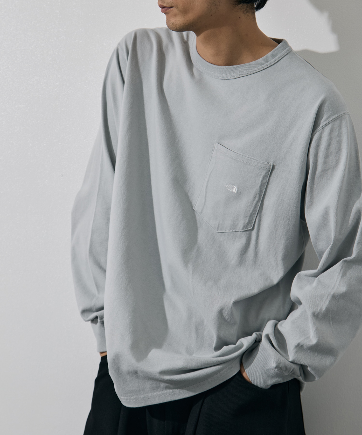 8oz Field Long Sleeve Pocket Tee