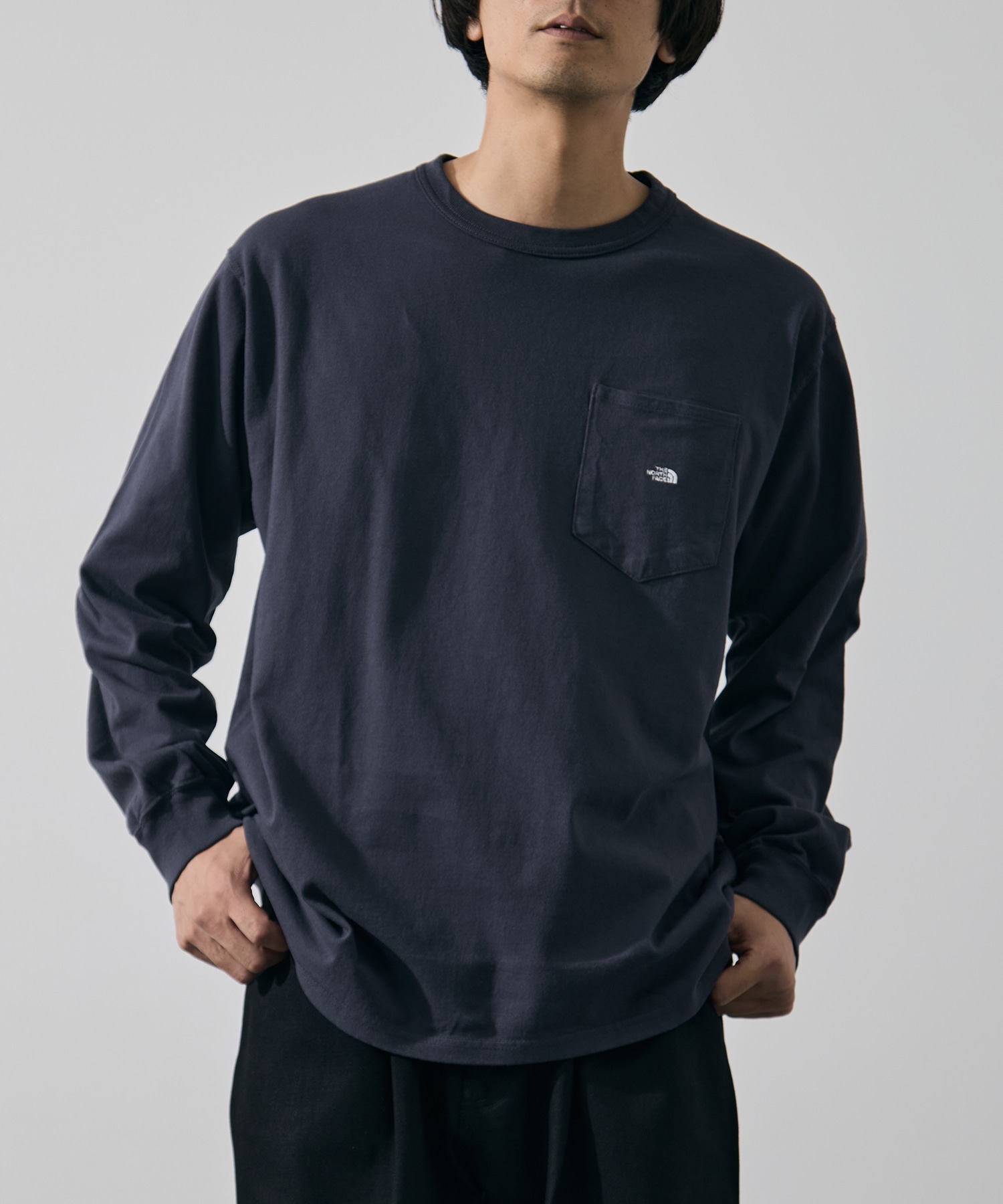 8oz Field Long Sleeve Pocket Tee