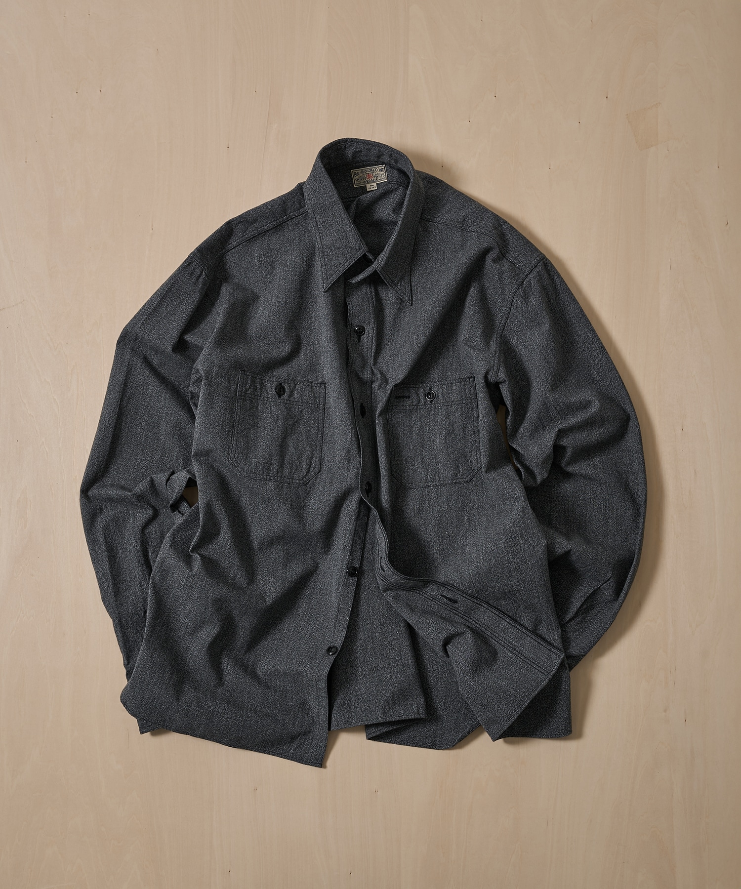 COTTON COVERT WORK SHIRT