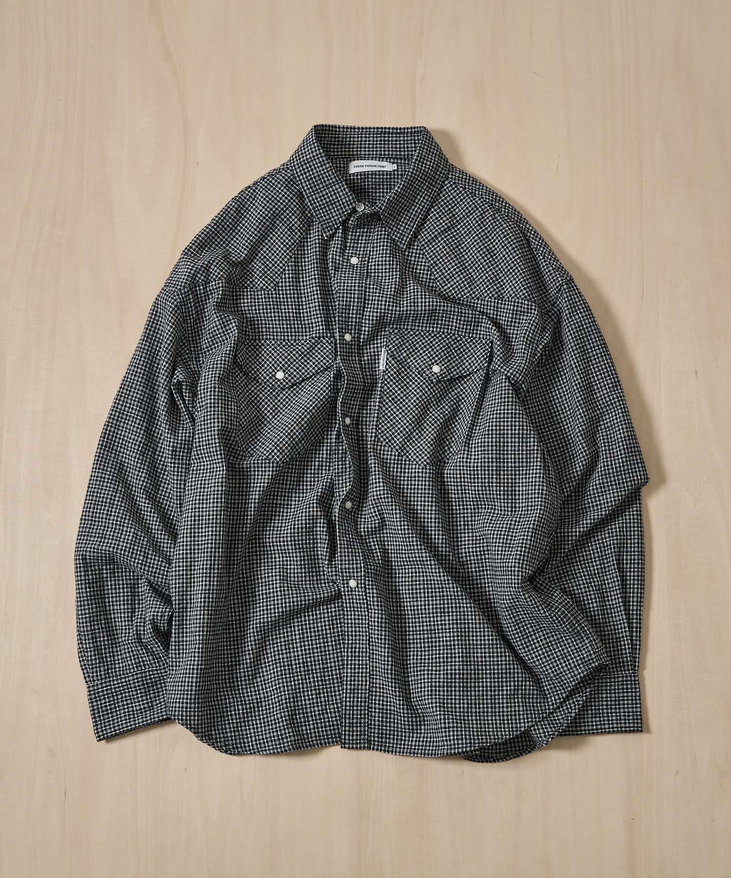 Dobby Gingham Check L/S Western Shirt