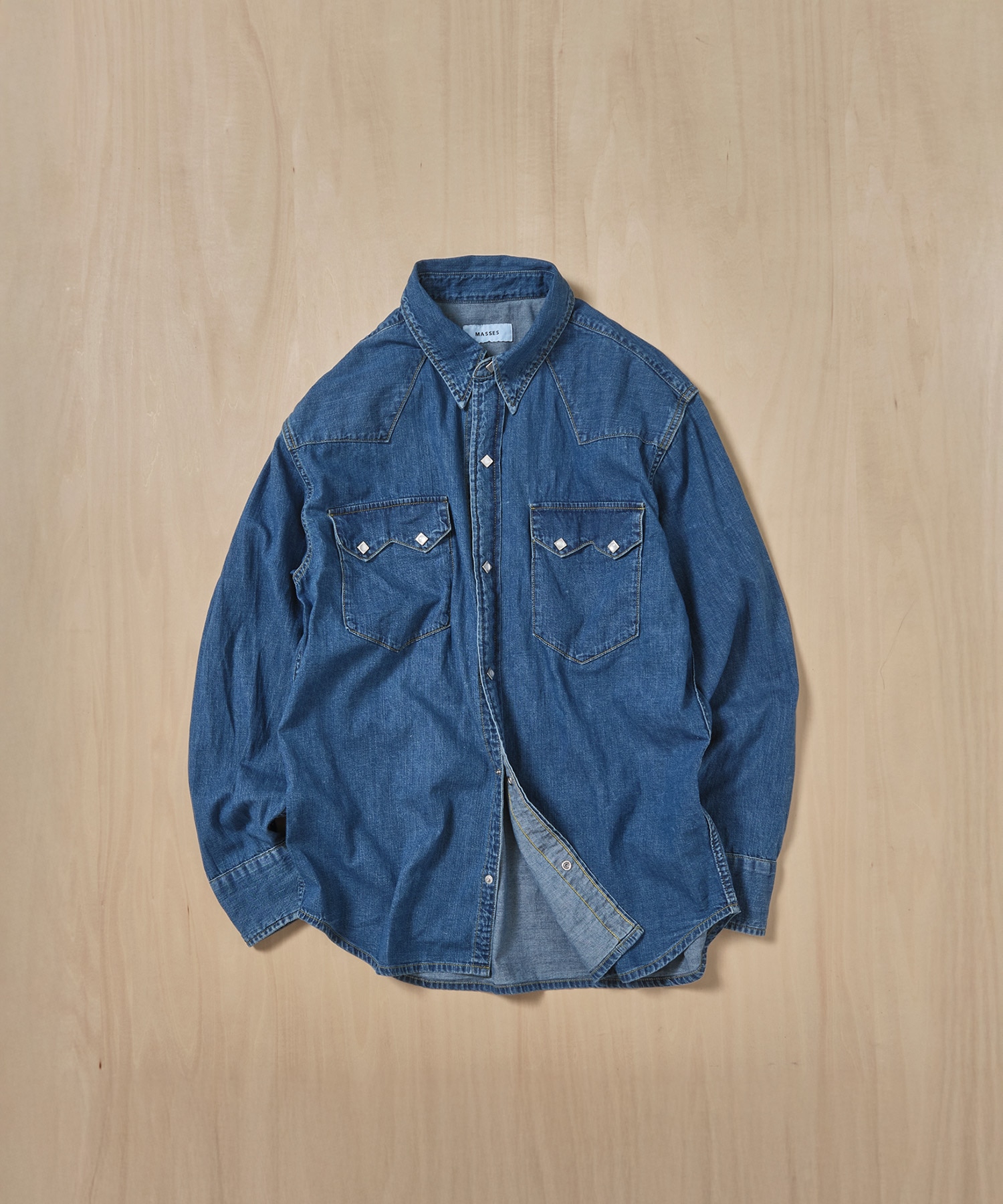 DENIM SHIRT H.WASH