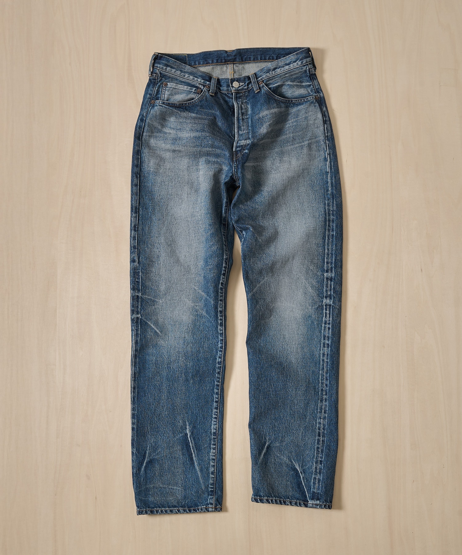 DENIM 5P PANTS H.WASH