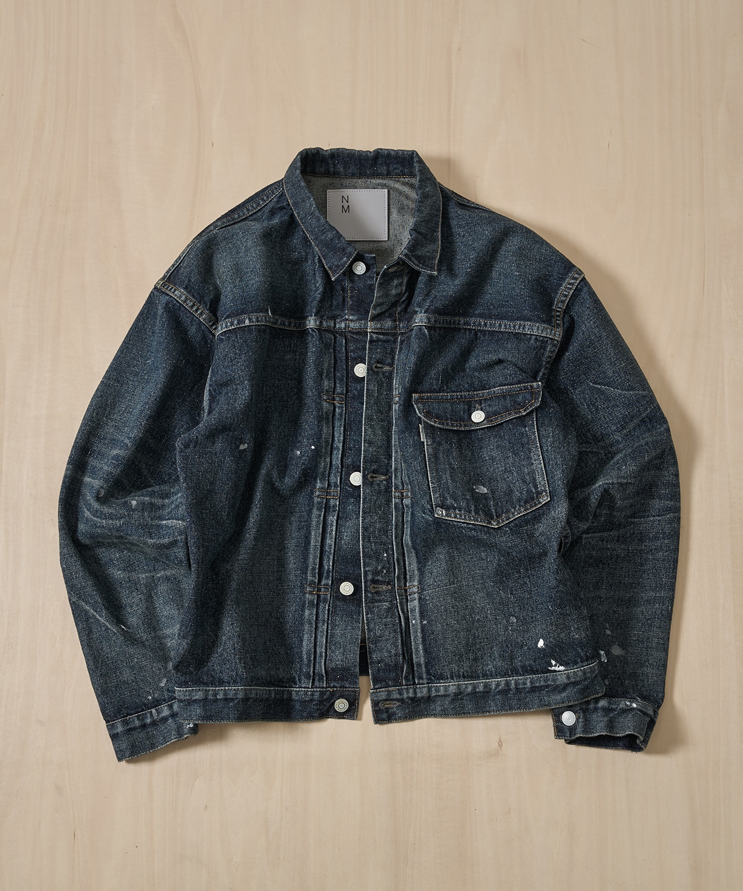 #001 T-BACK DENIM JACKET
