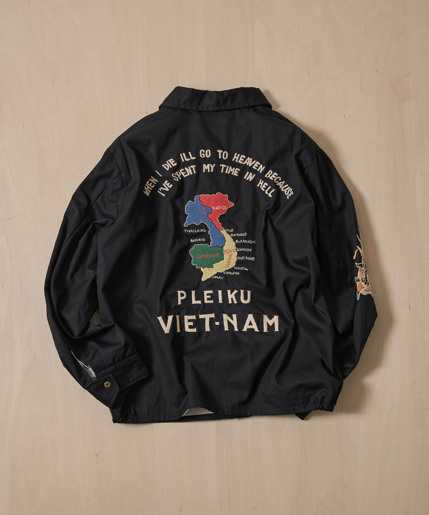 COTTON VIET-NAM JACKET VIET-NAM MAP