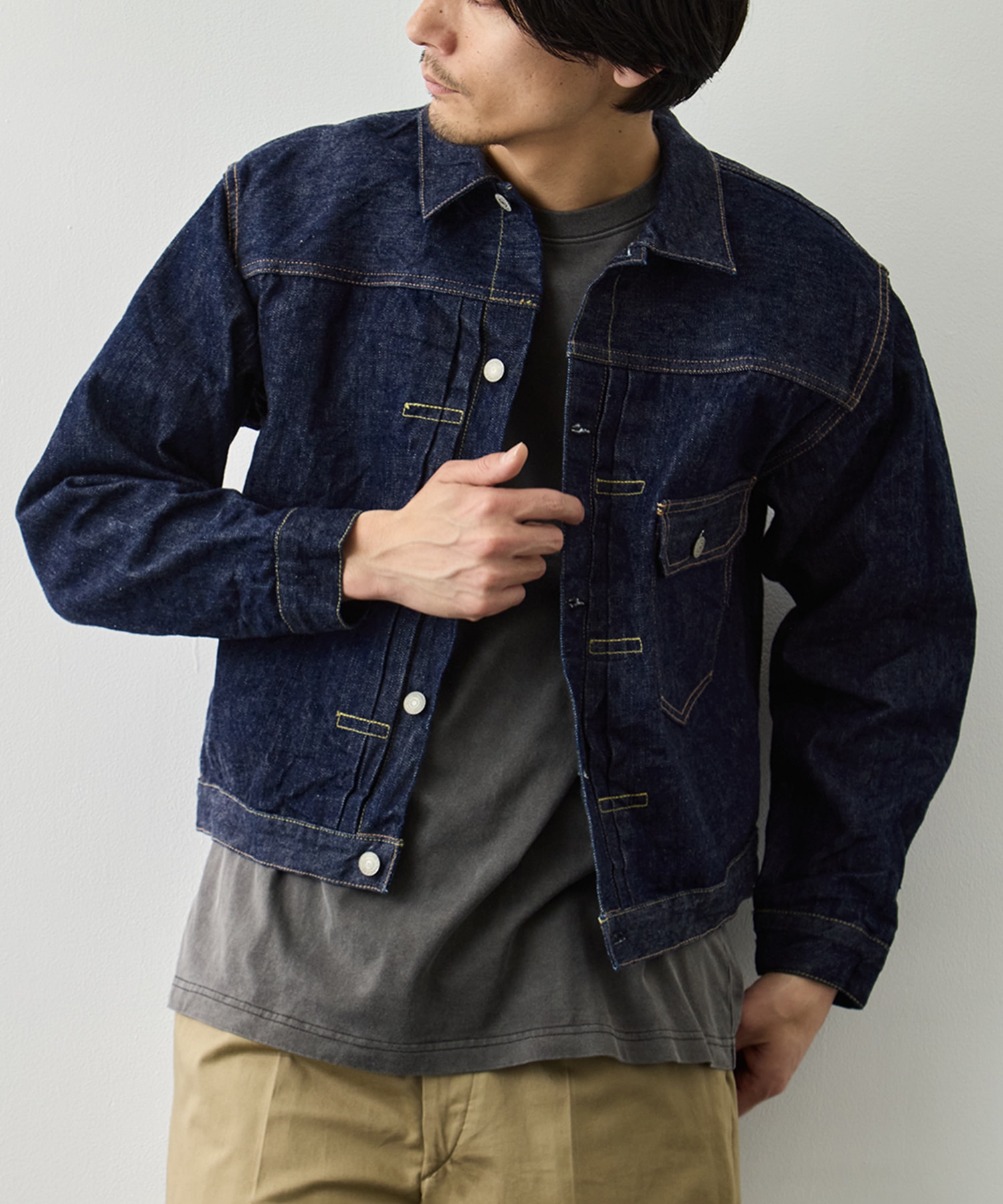 TYPE1 40S PLEATED FRONT BLOUSE