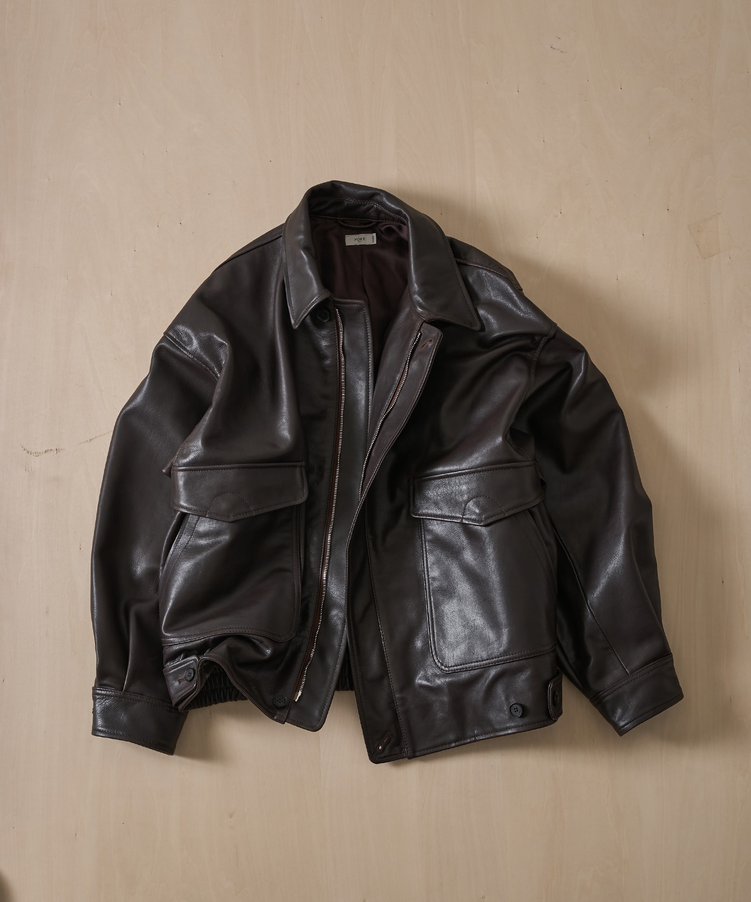 別注 Leather Flight Jacket
