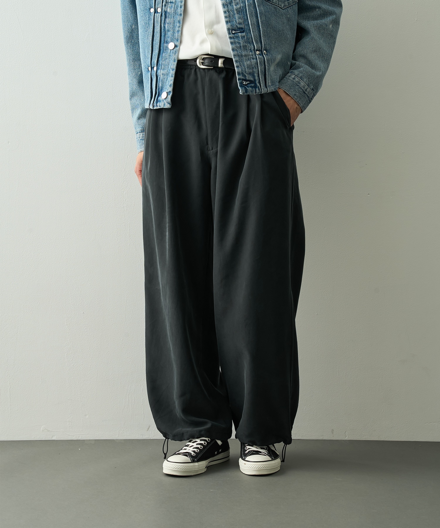別注 2Pleated Wide-leg Easy Pants