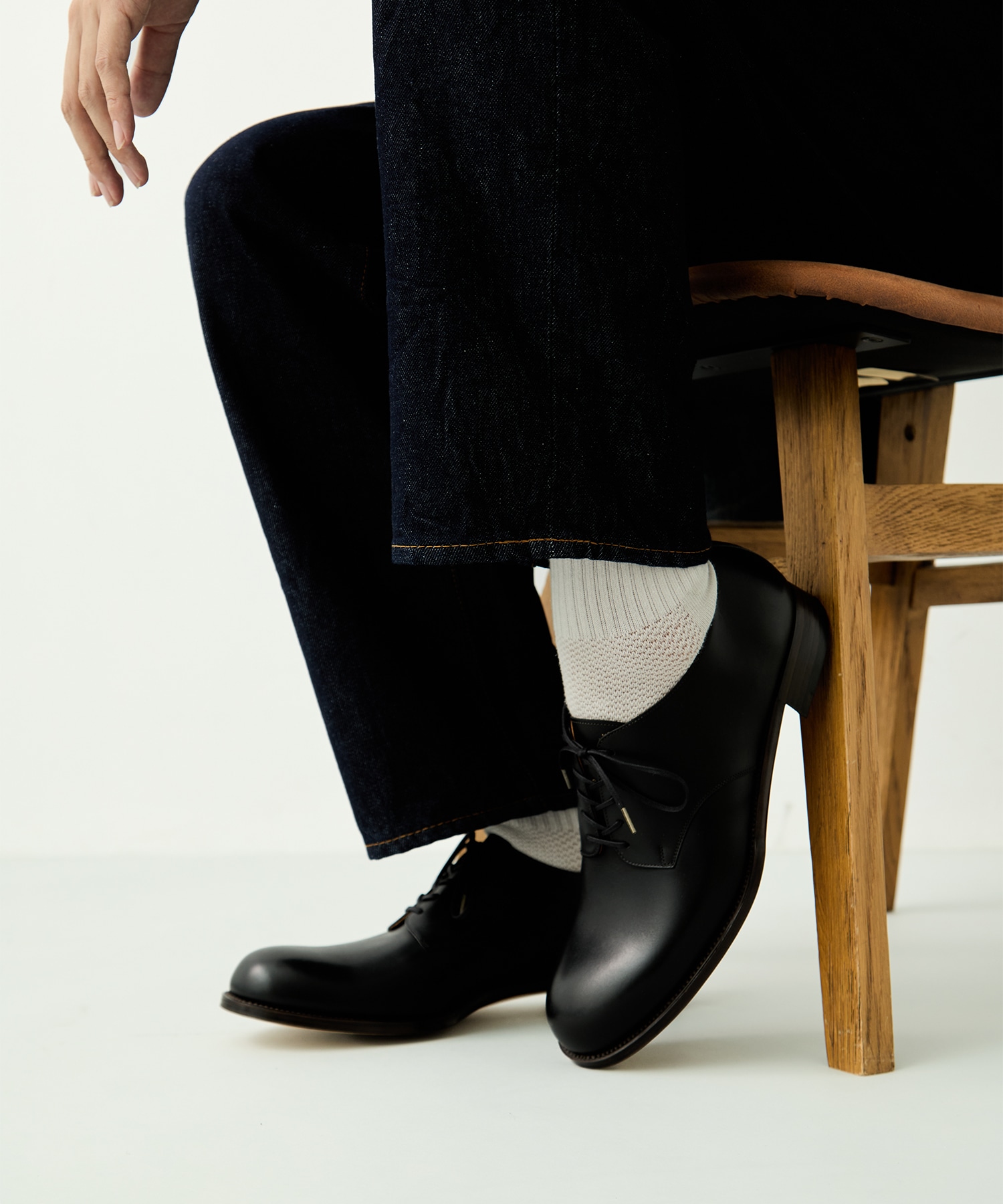Blucher plain toe