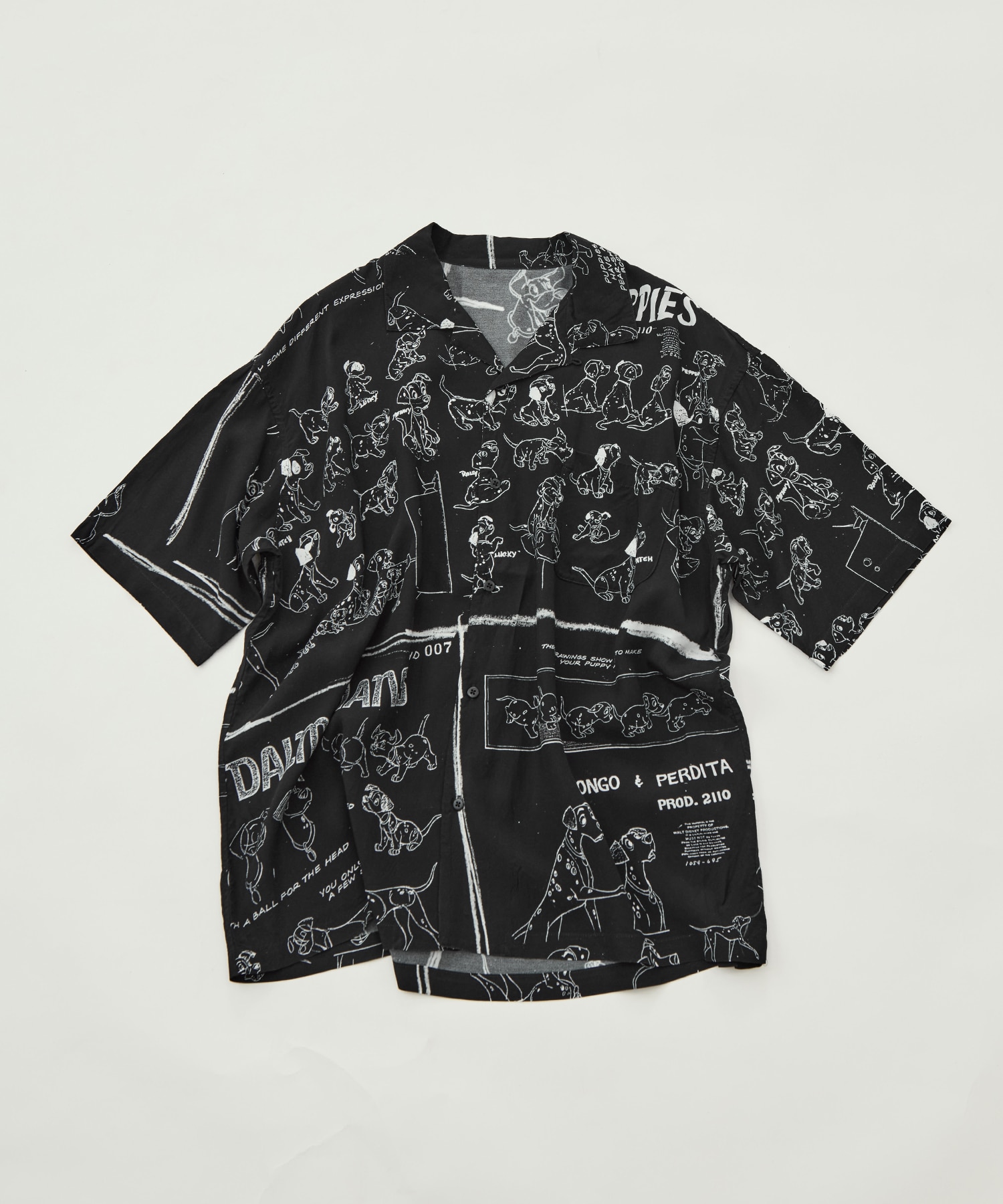 DP-024-3966-0010/BK/DSNY M_ALOHA SHIRT/101 DLM