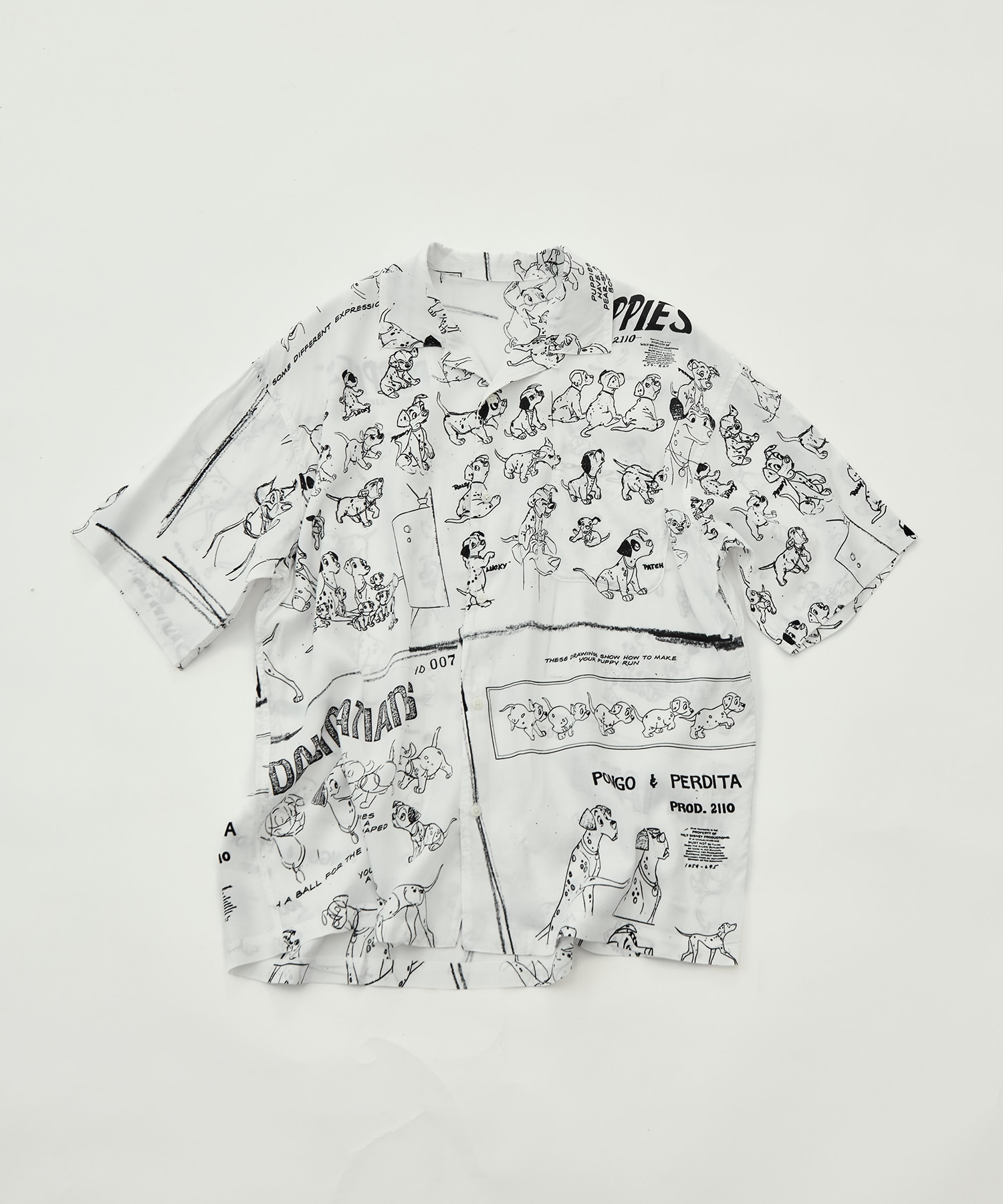 DP-024-3966-0090/WHT/DSNY M_ALOHA SHIRT/101 DLM