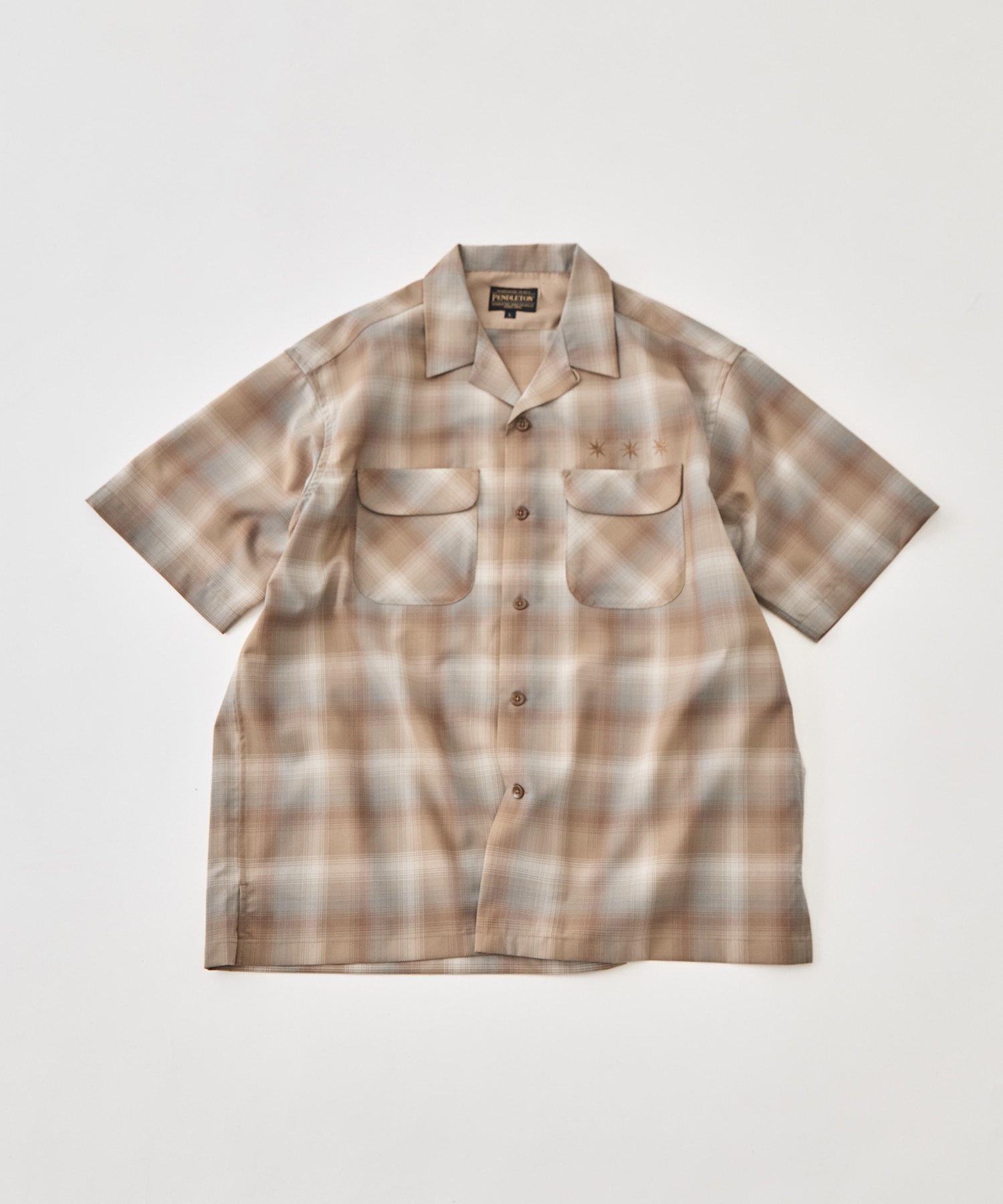 【PENDLETON×GDC】Open Collar Shirt S／S