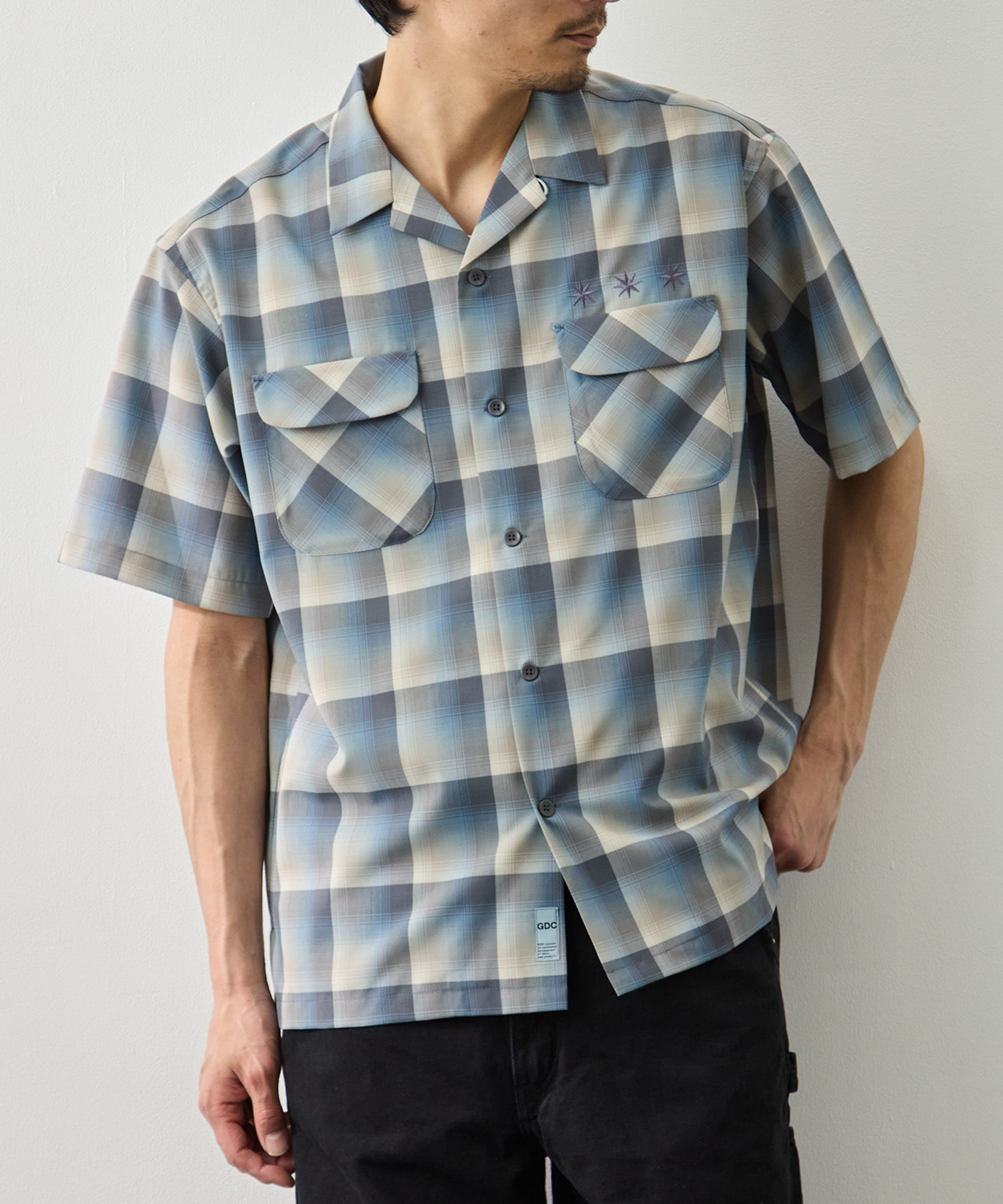 【PENDLETON×GDC】Open Collar Shirt S／S