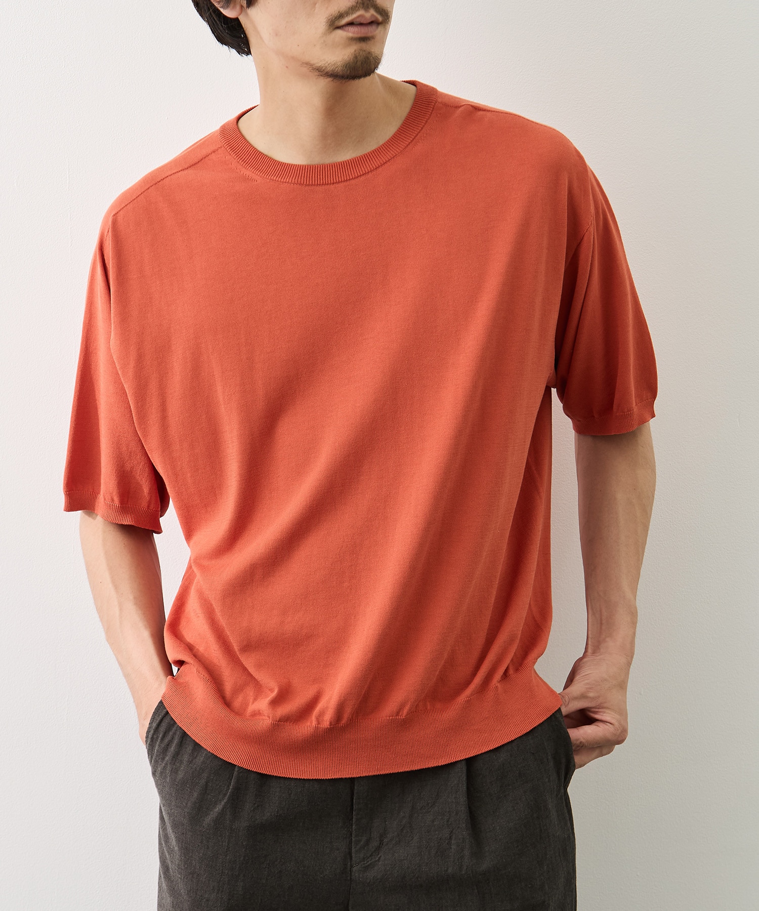 スビンハイツイストシームレスTee
