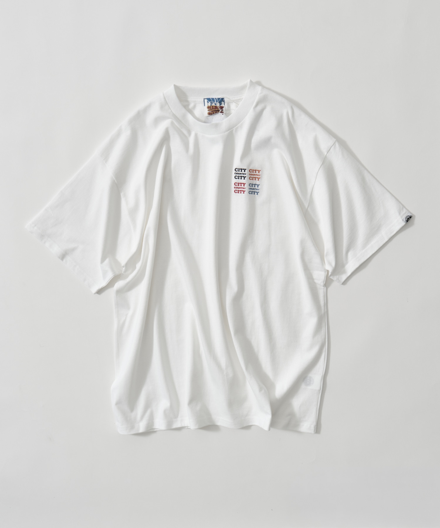 EMBROIDERED LOGO COTTON S/S T-SHIRT_CCCC