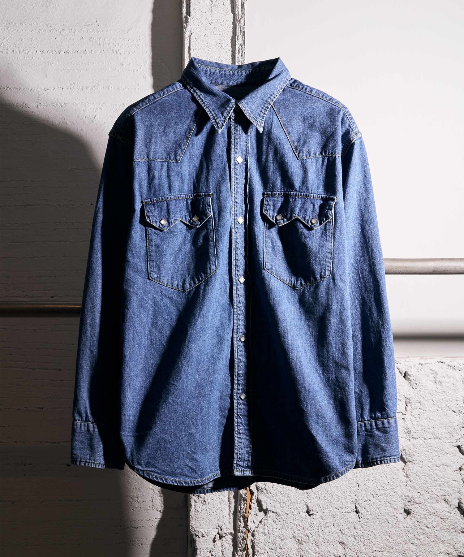 DENIM SHIRT H.WASH