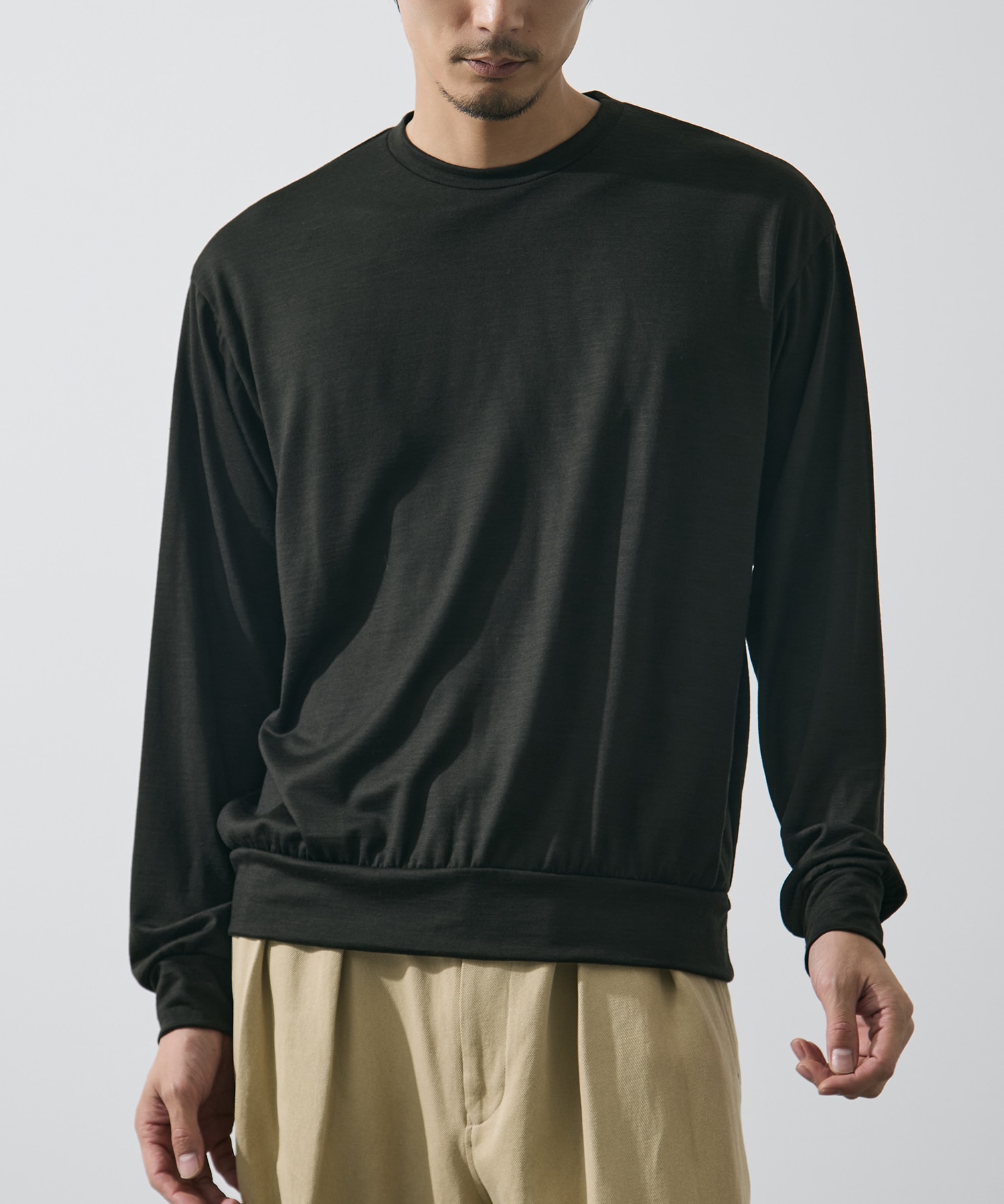 CREW NECK L/S TEE