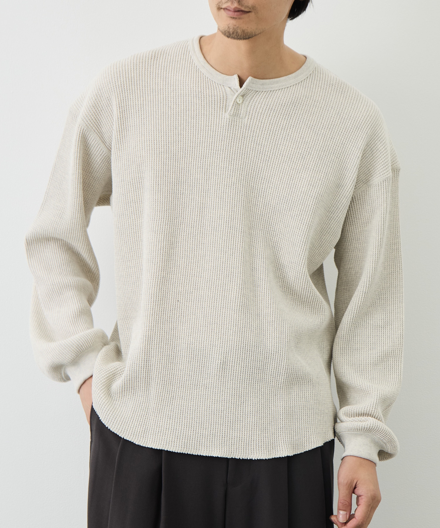 Thermal Henley Long-sleeve Shirt