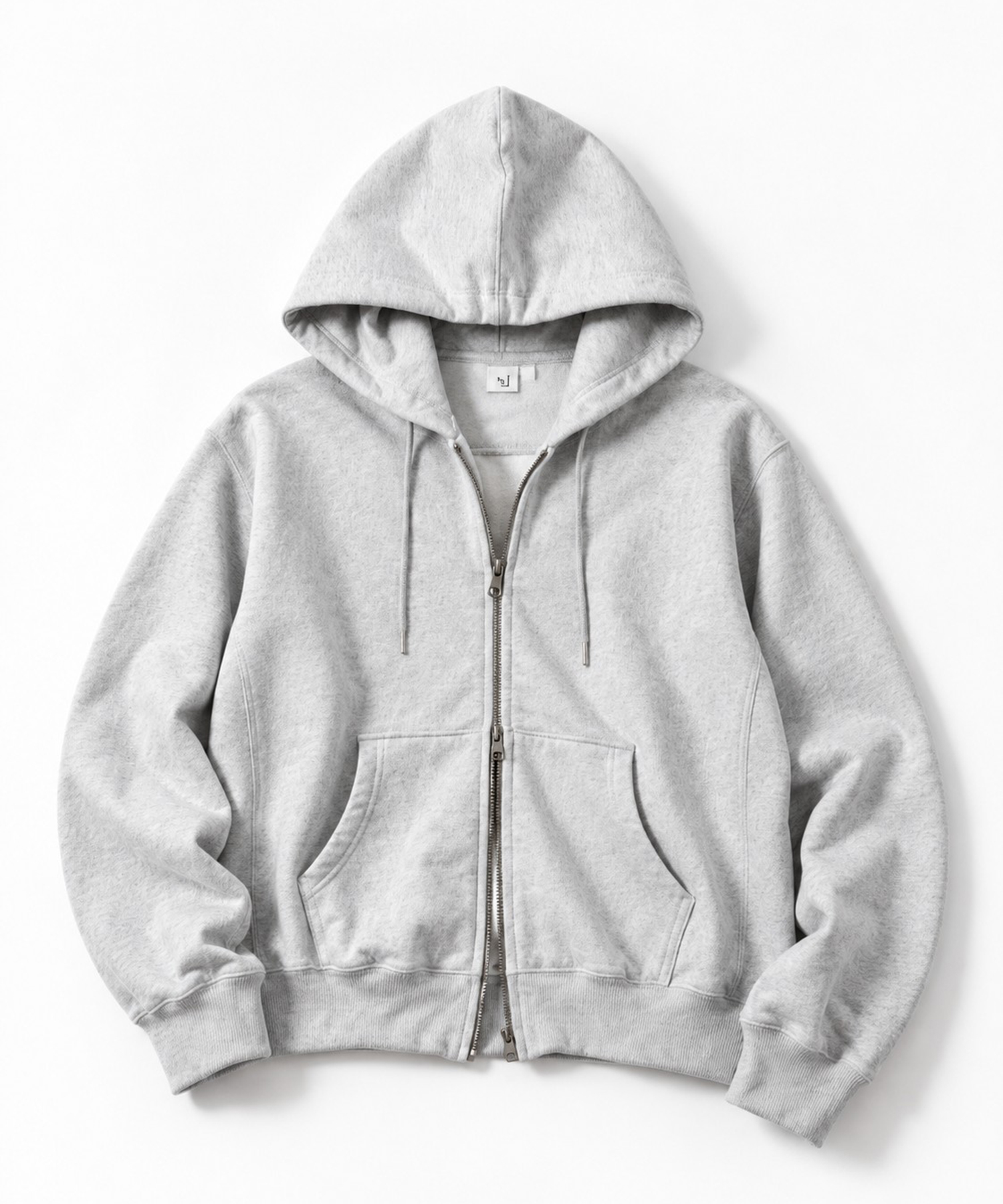 Soft&Hard Sweat Hoodie Zip Wide