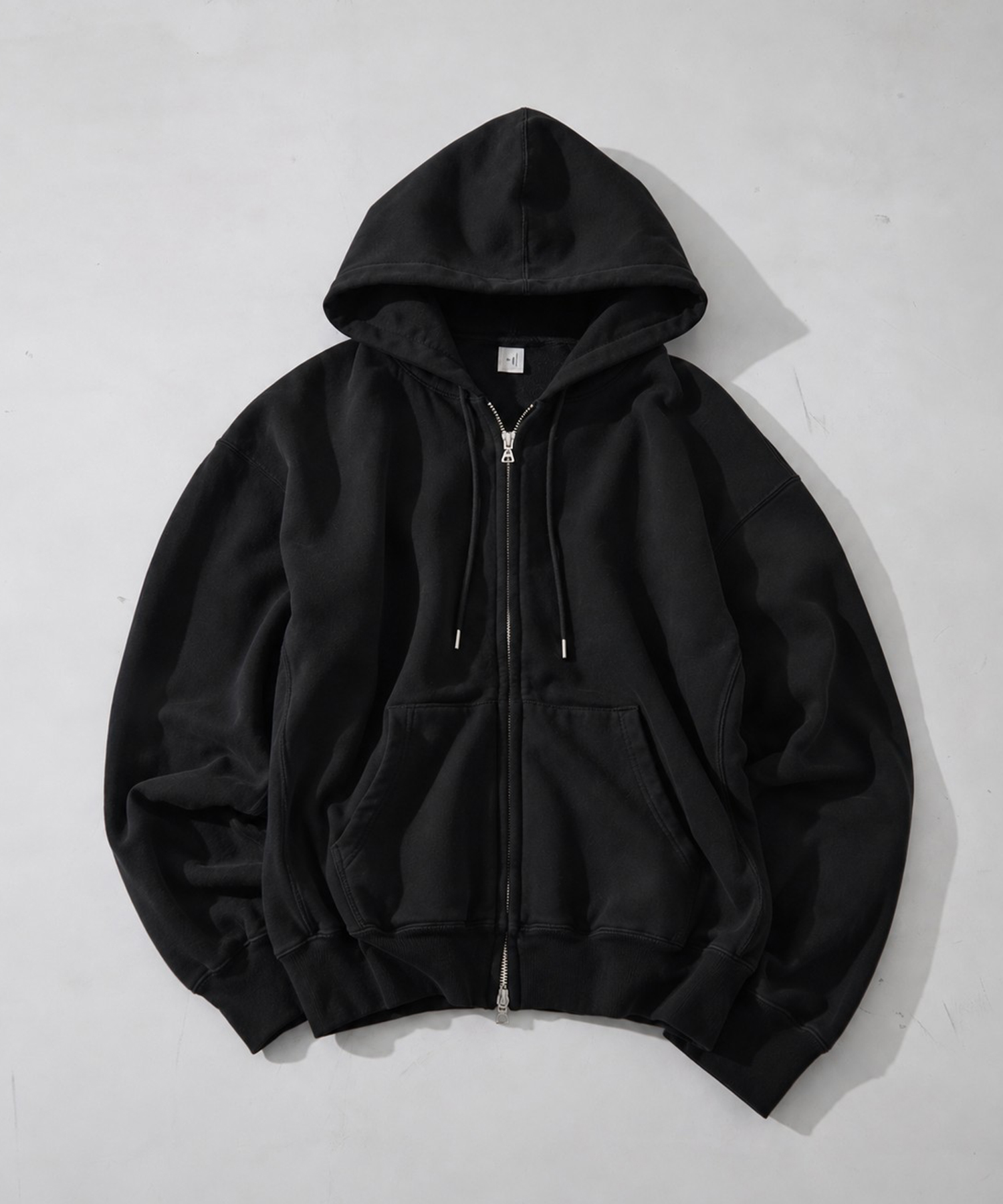 Soft&Hard Sweat Hoodie Zip Wide