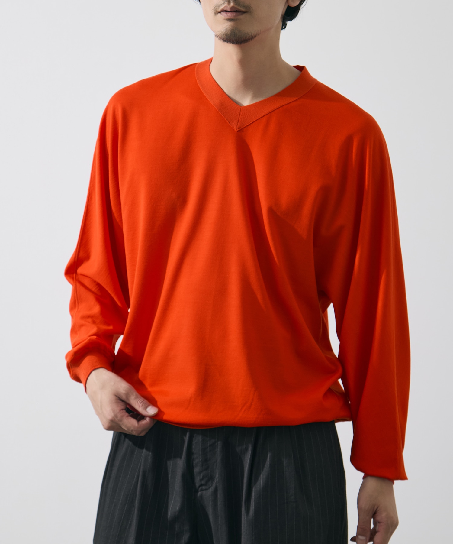 別注 Knit V Neck Pull Over